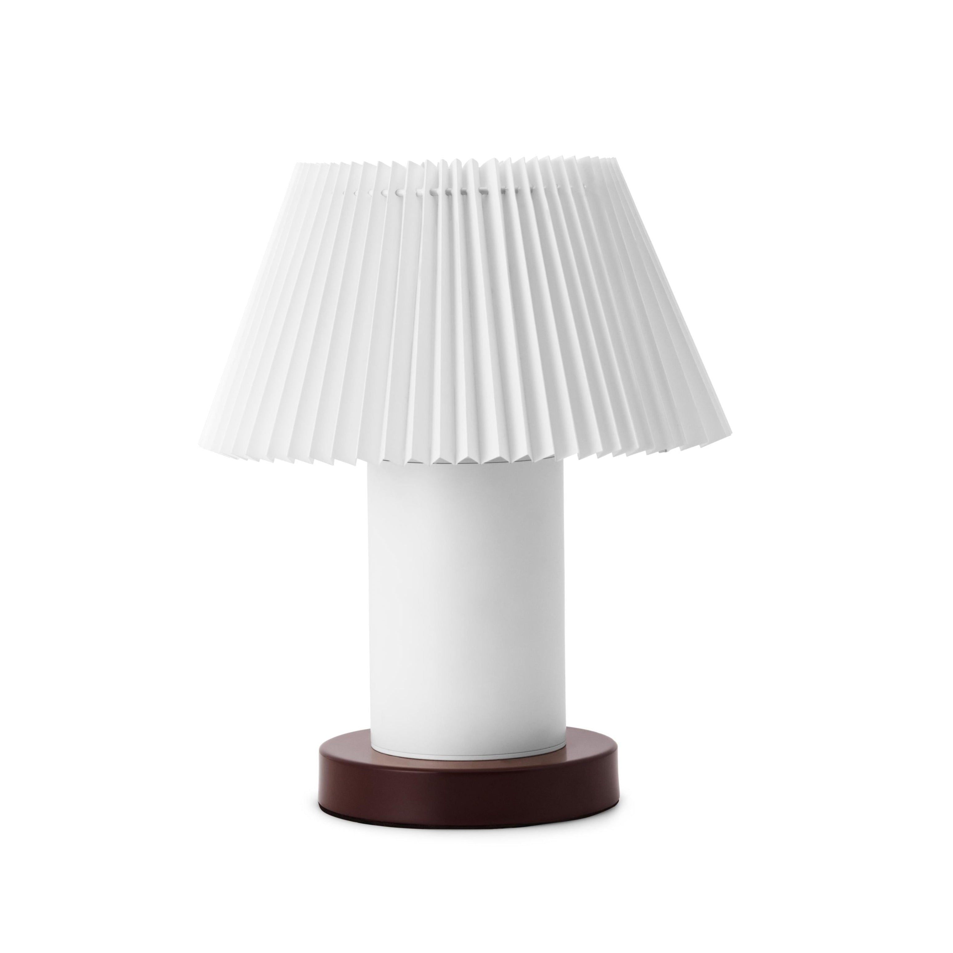 CELLU table lamp white with brown base