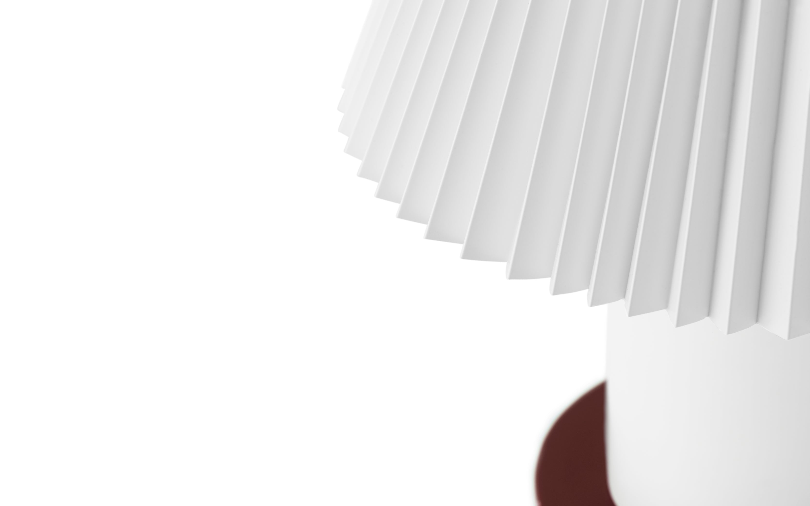 CELLU table lamp white with brown base