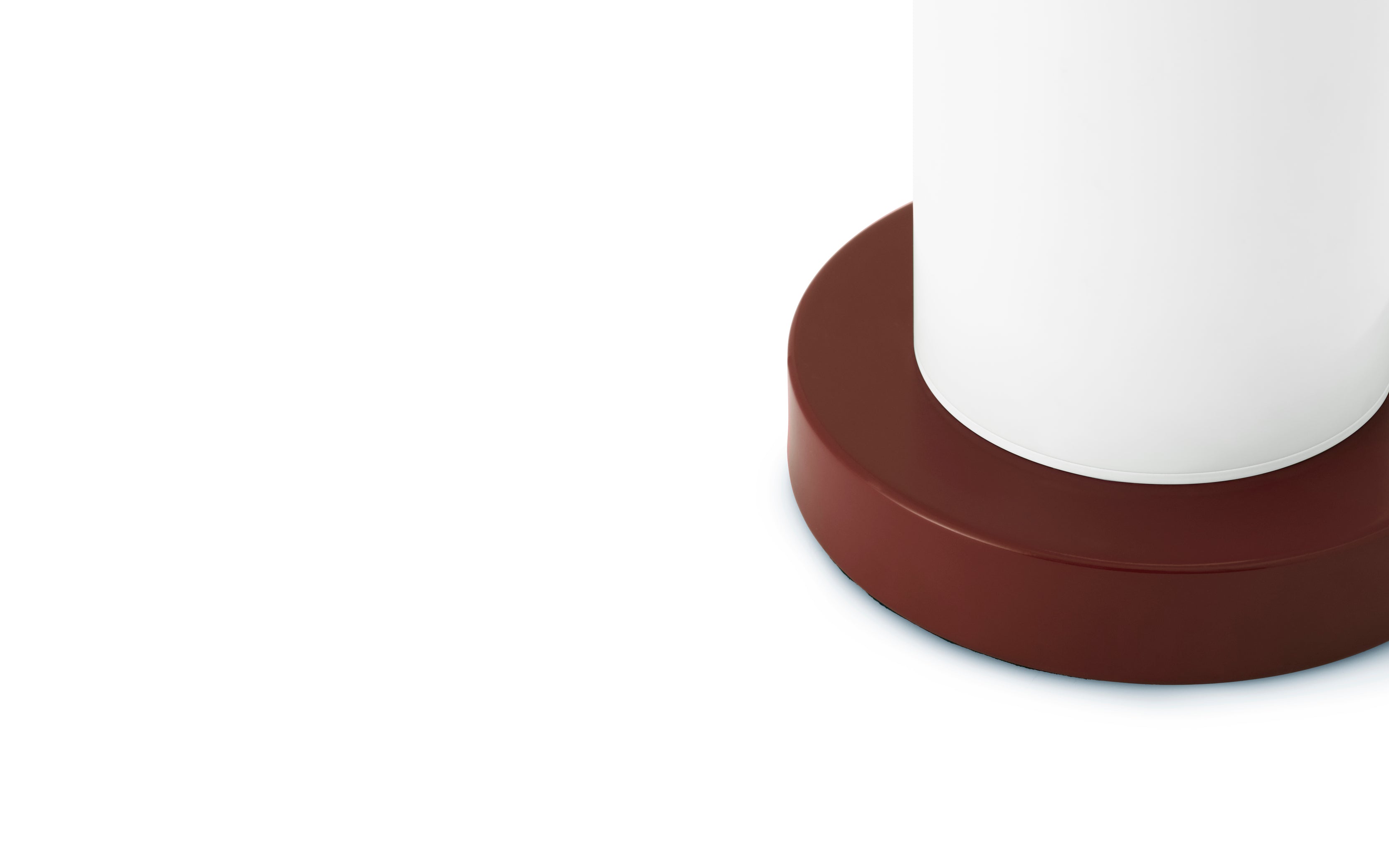 CELLU table lamp white with brown base