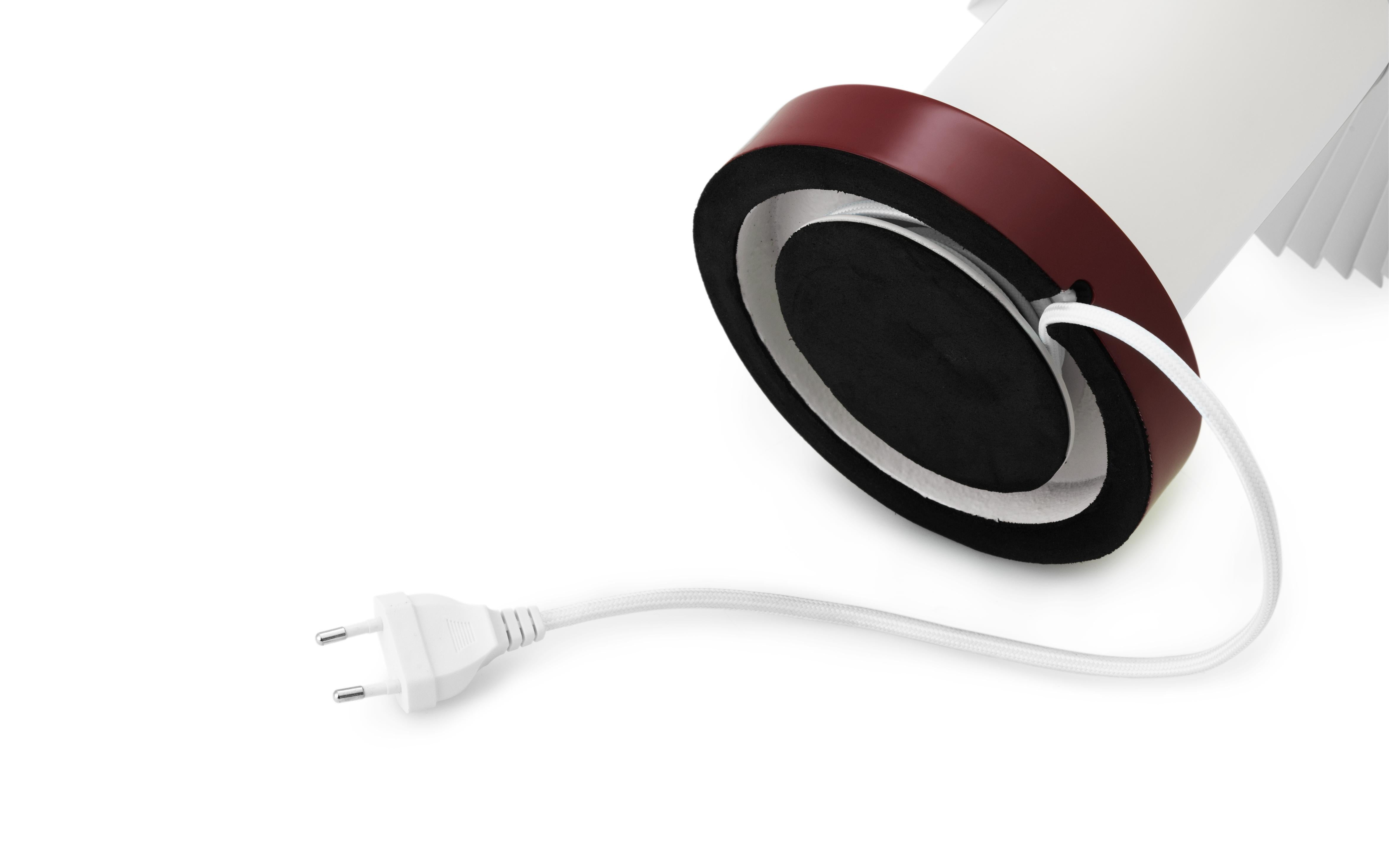 CELLU table lamp white with brown base