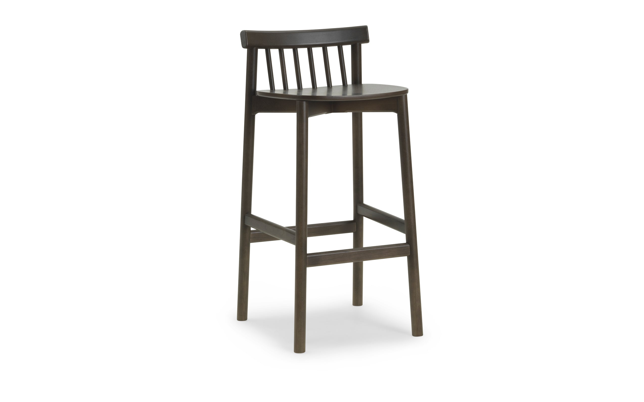 PIND bar chair brown ash veneer