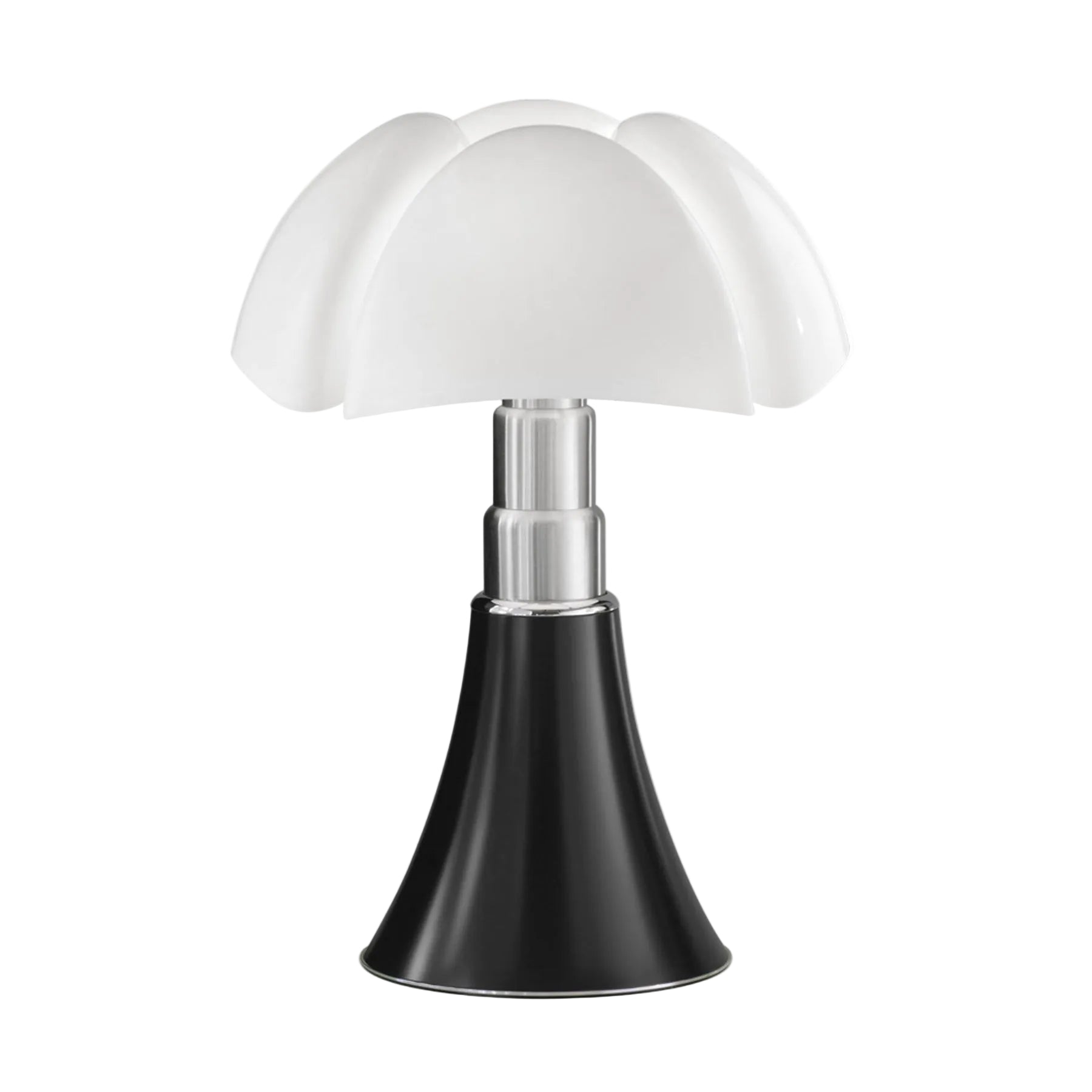 Pipistrello Medium Table Lamp with Opal Shade and Black Base