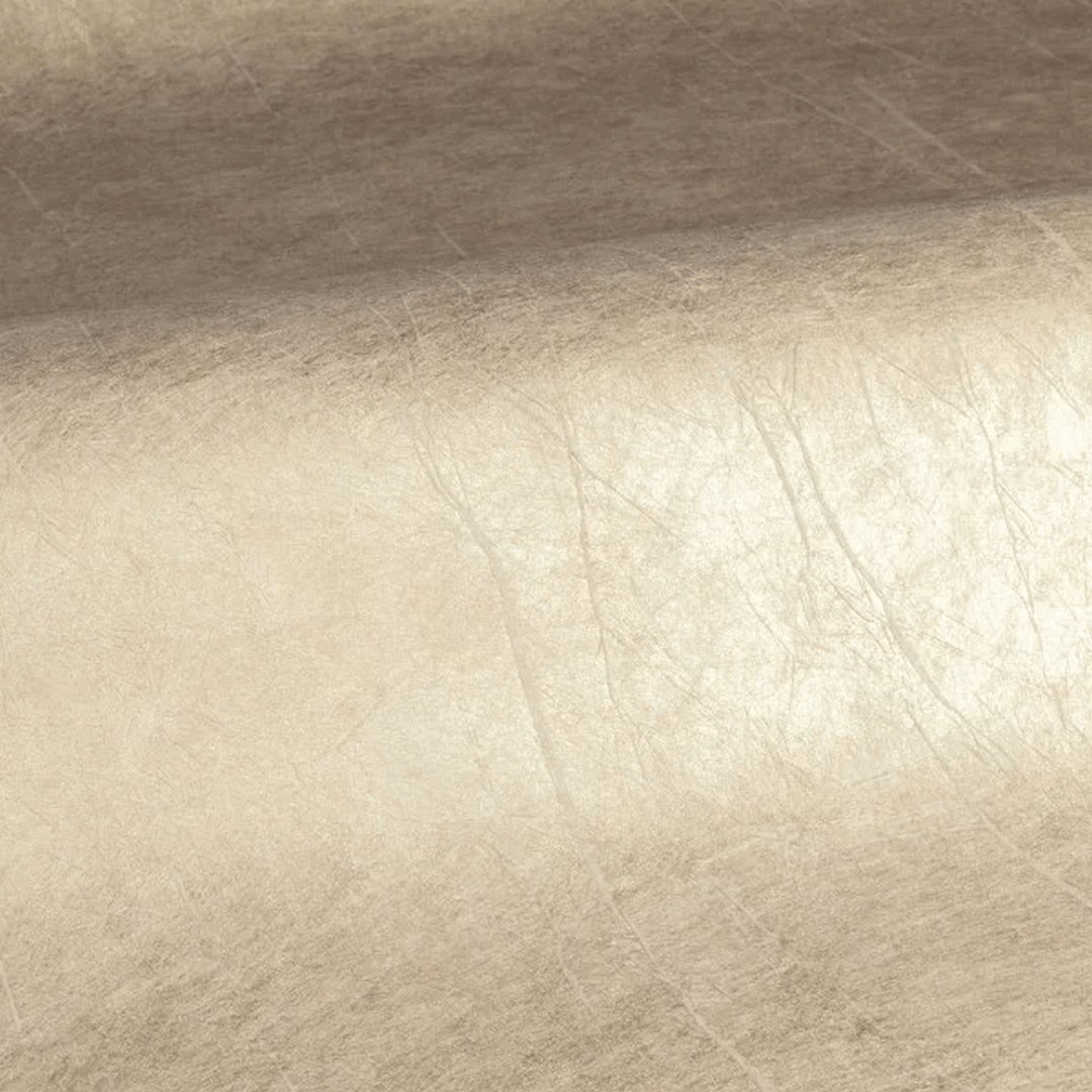 Textilní tapeta se strukturovaným metalickým povrchem a řasením OXEA - SABLE PLATINE písková platina