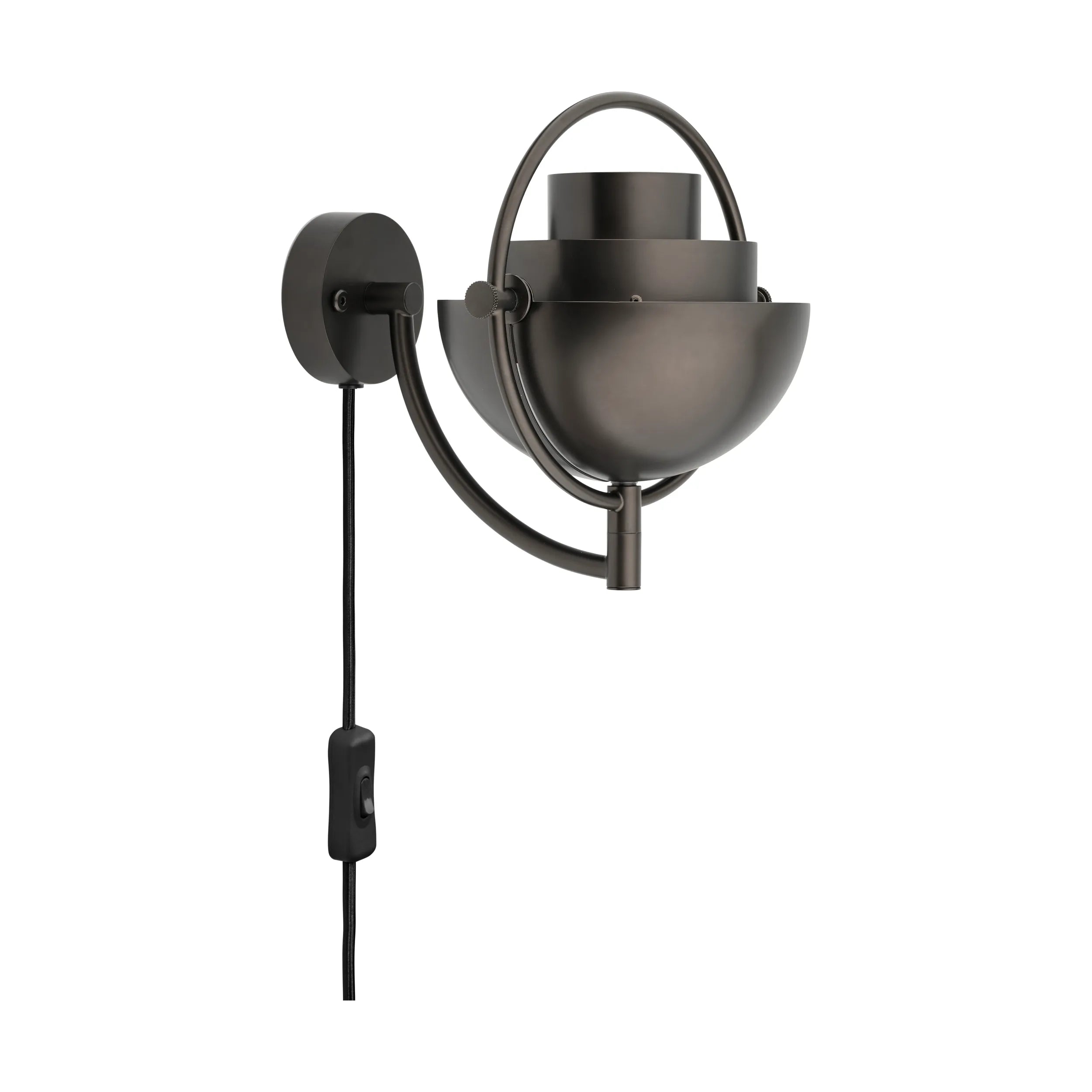 MULTI-LITE wall lamp glossy black