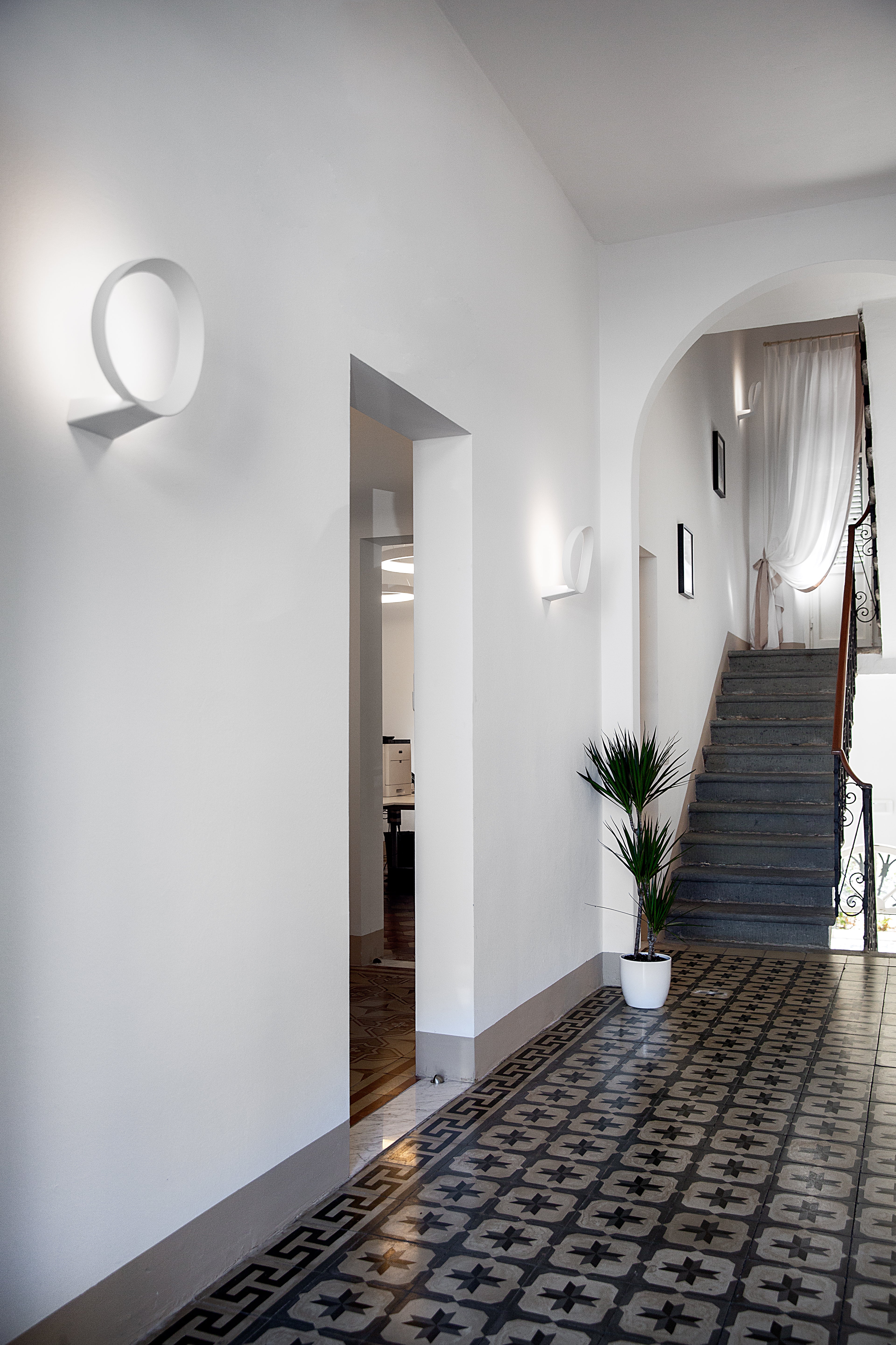 Lampa ścienna LED+O biały