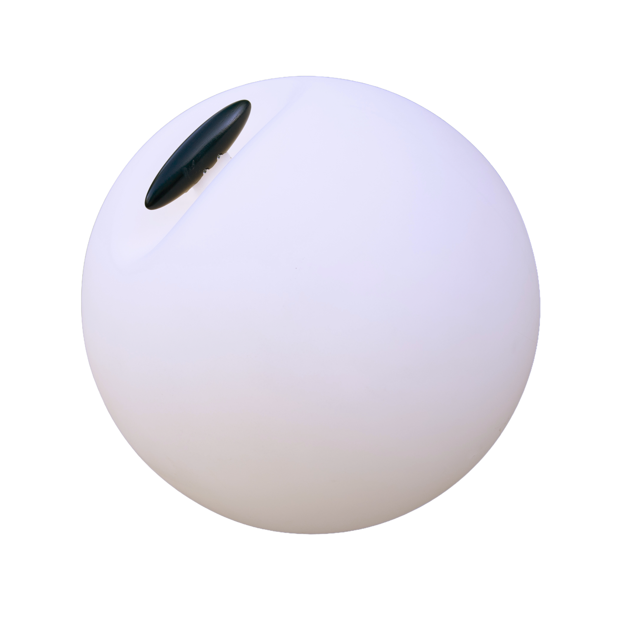 Zahradní podlahová lampa BOWL bílá