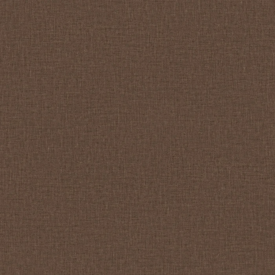 Structural wallpaper imitating linen canvas LINA - CACAO brown