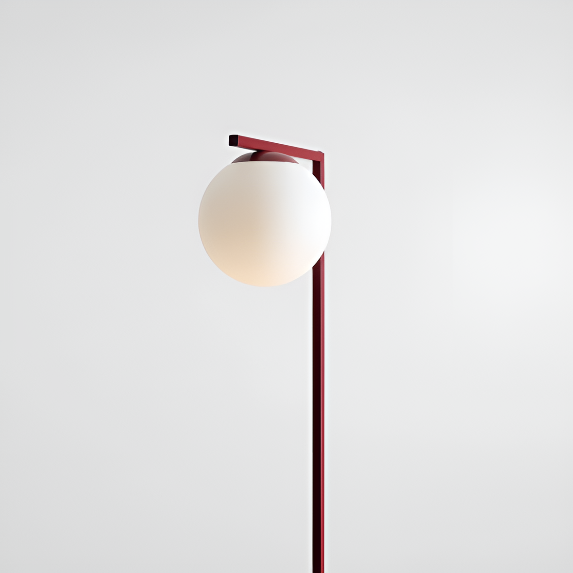 Podlahová lampa ZAC bordová