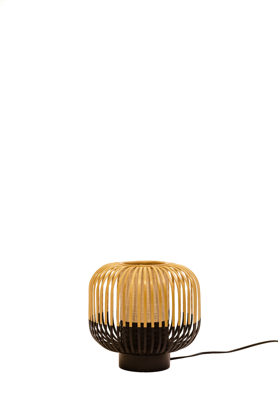 Stolní lampa BAMBOO černá