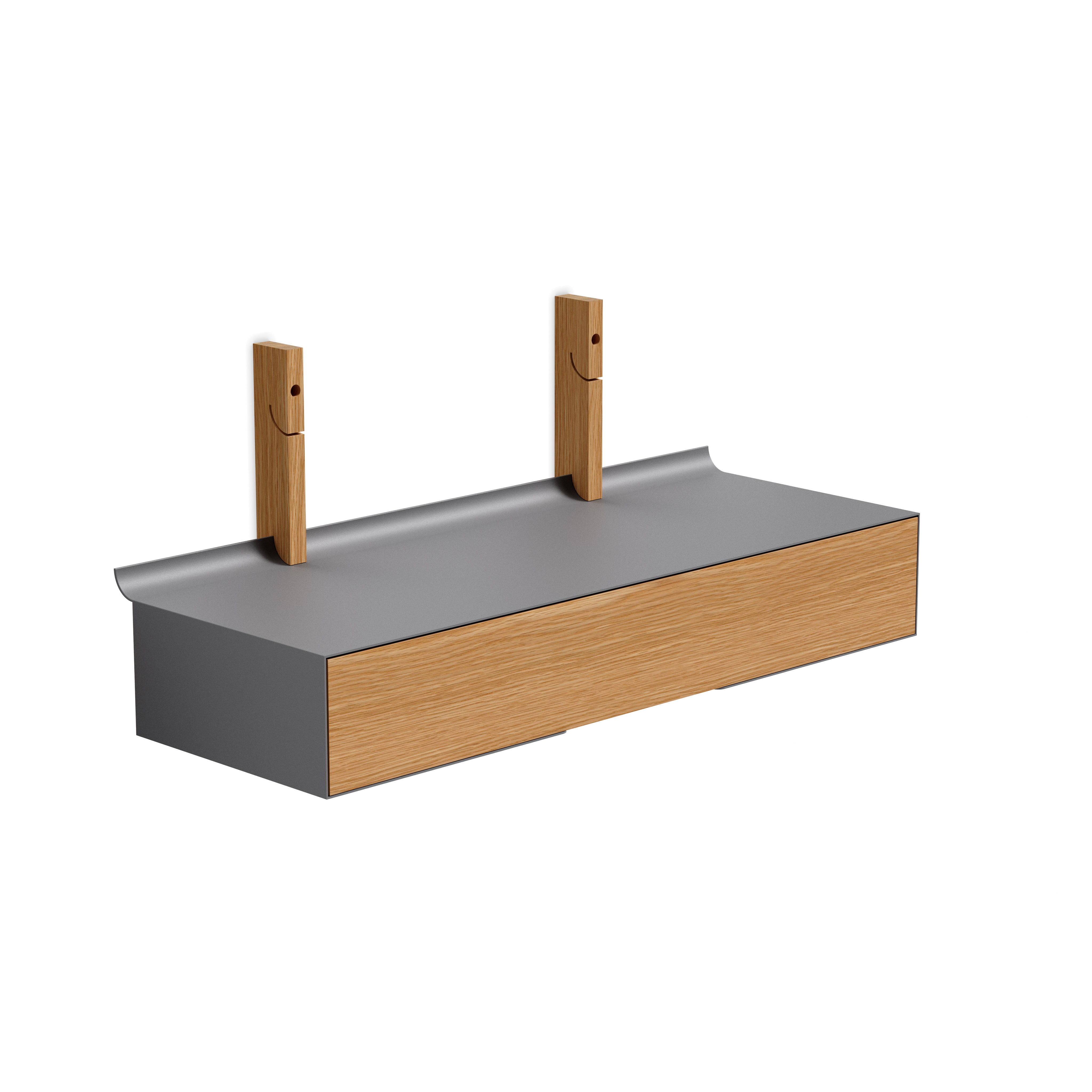 SMILE wall cabinet gray