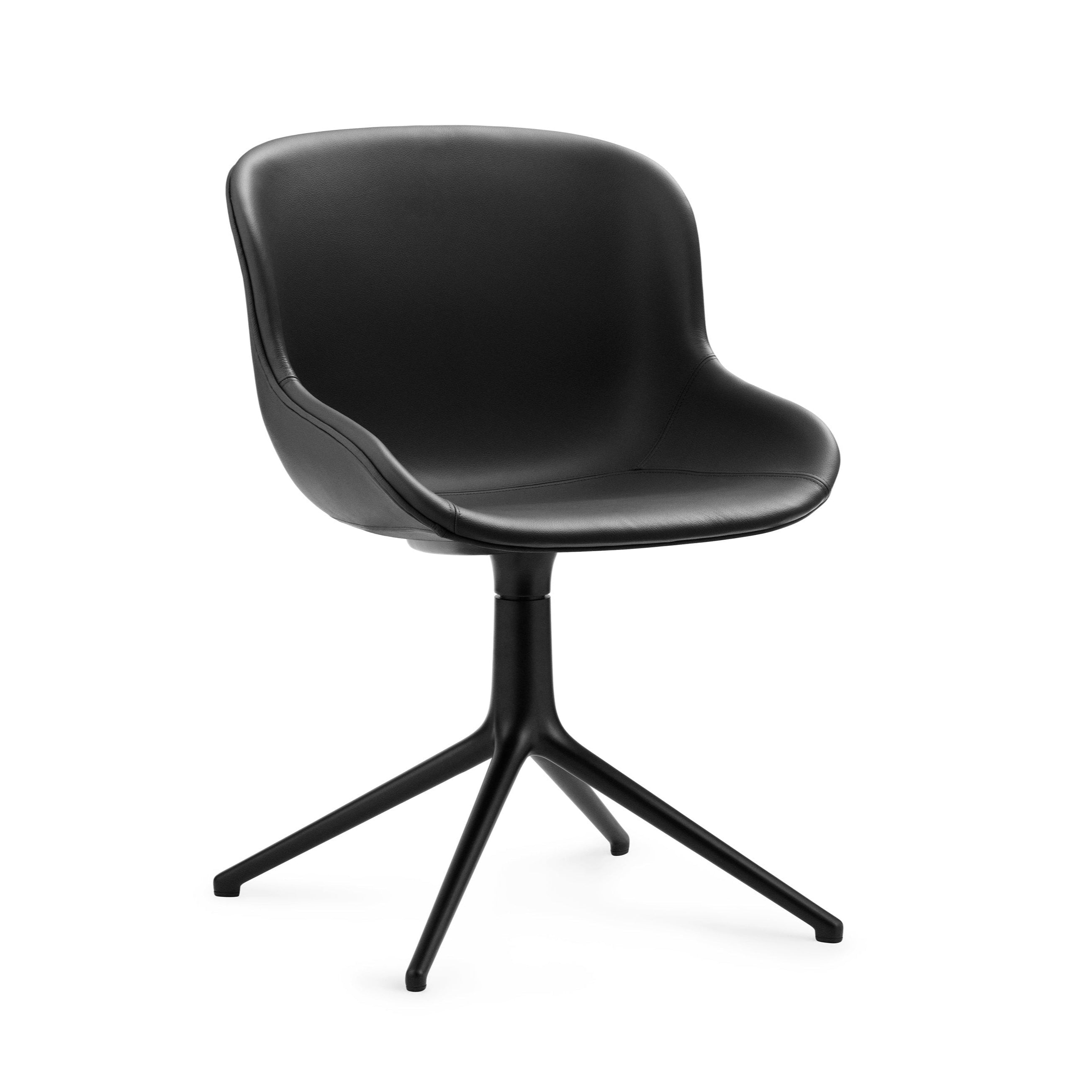 Hyg 4L Upholstered Office chair with a black base