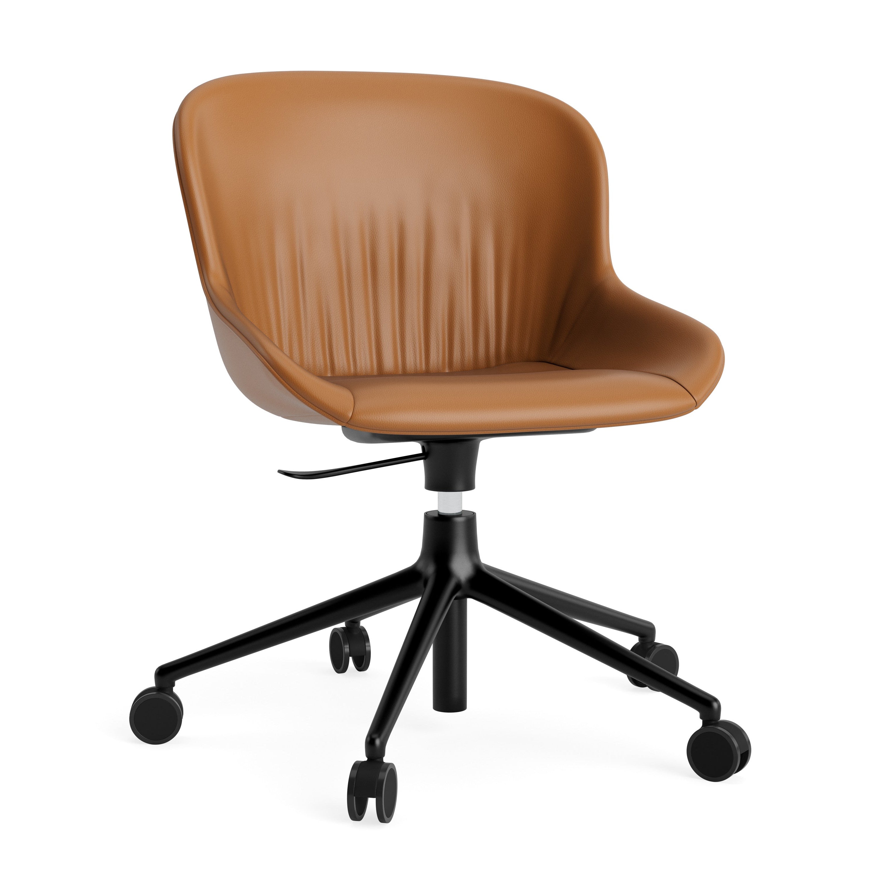 Hyg Comfort 5W Upholstered Office chair with a black base