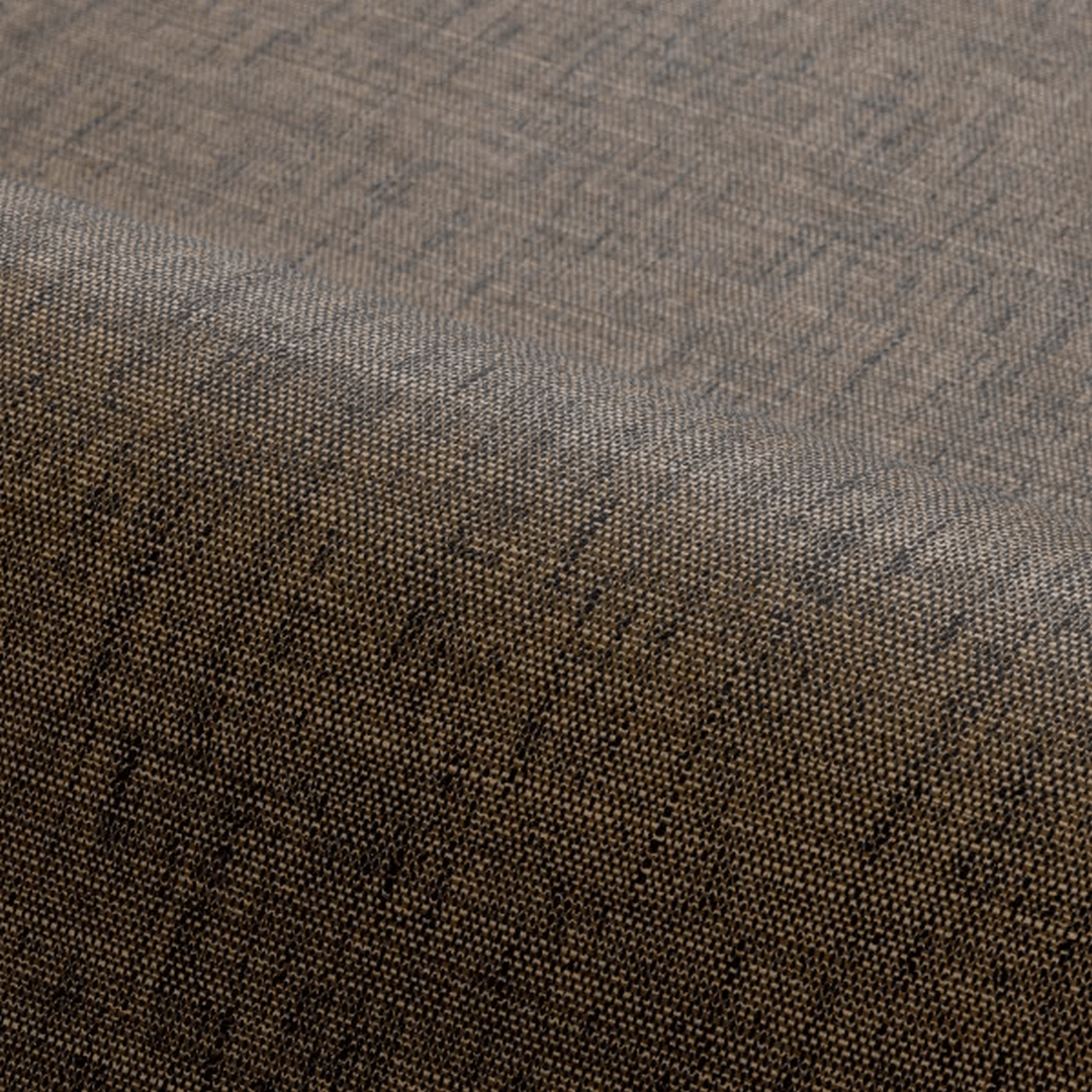 Structural wallpaper imitating abaca weave FIBRA - ÉBÈNE dark brown