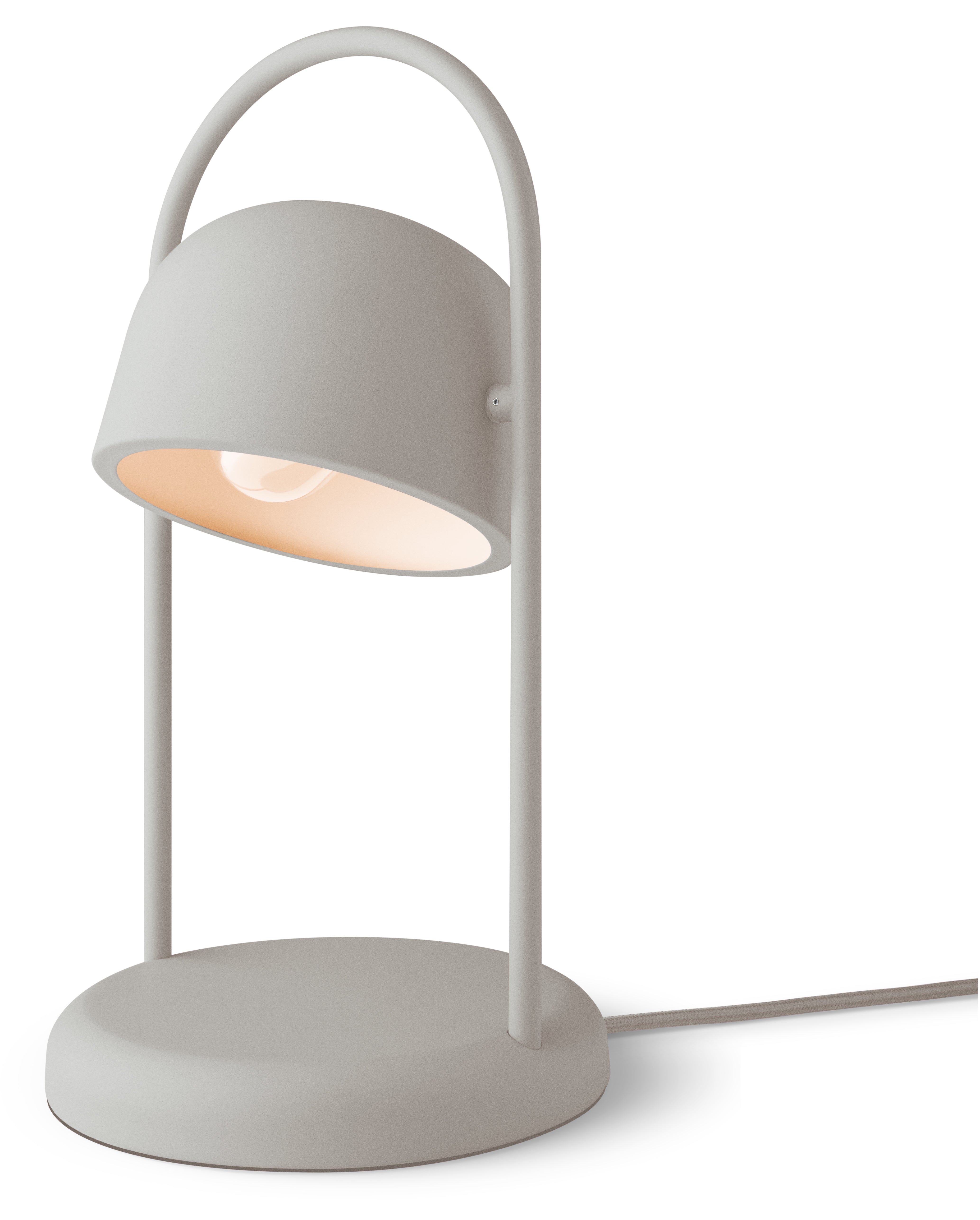 Stolní lampa QUAY šedá
