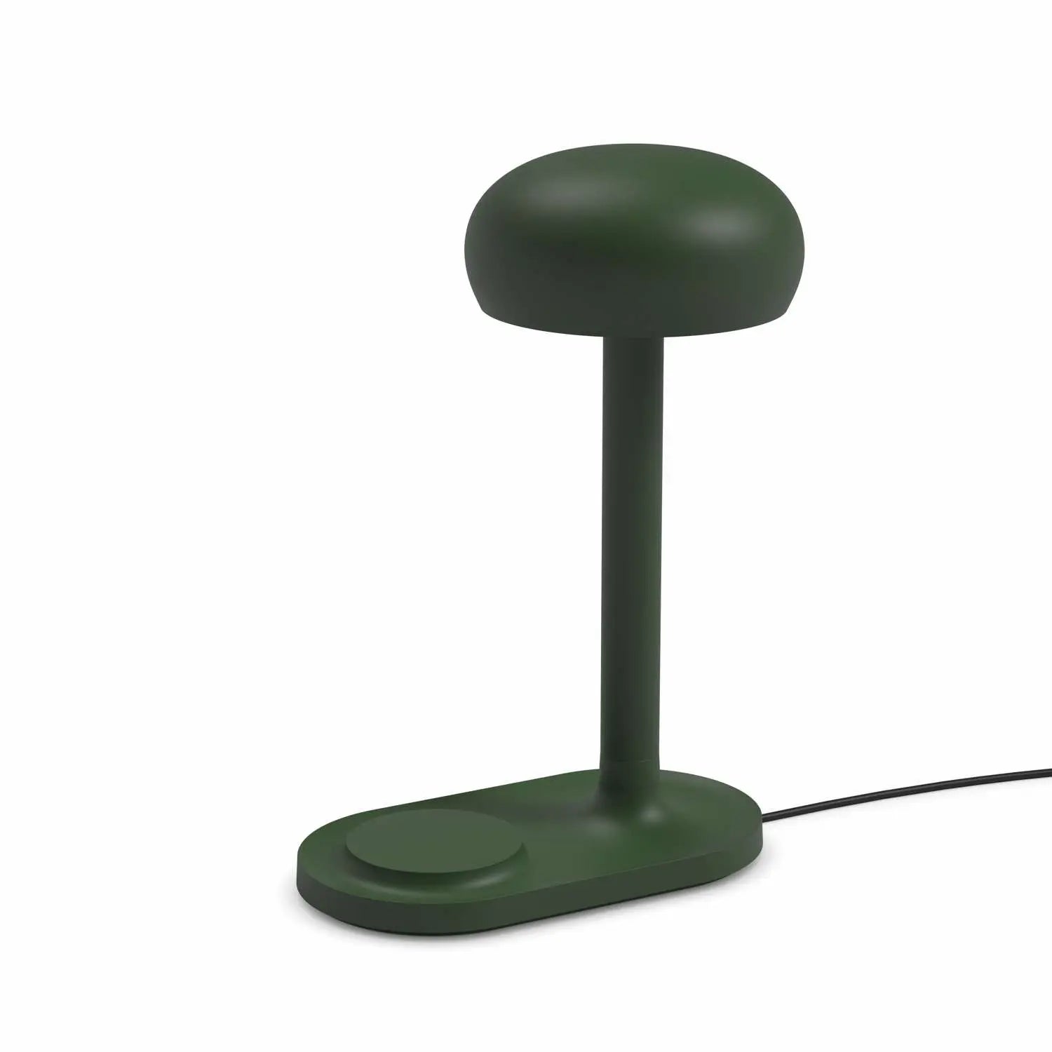 Stolní lampa s bezdrátovou nabíječkou EMENDO zelená