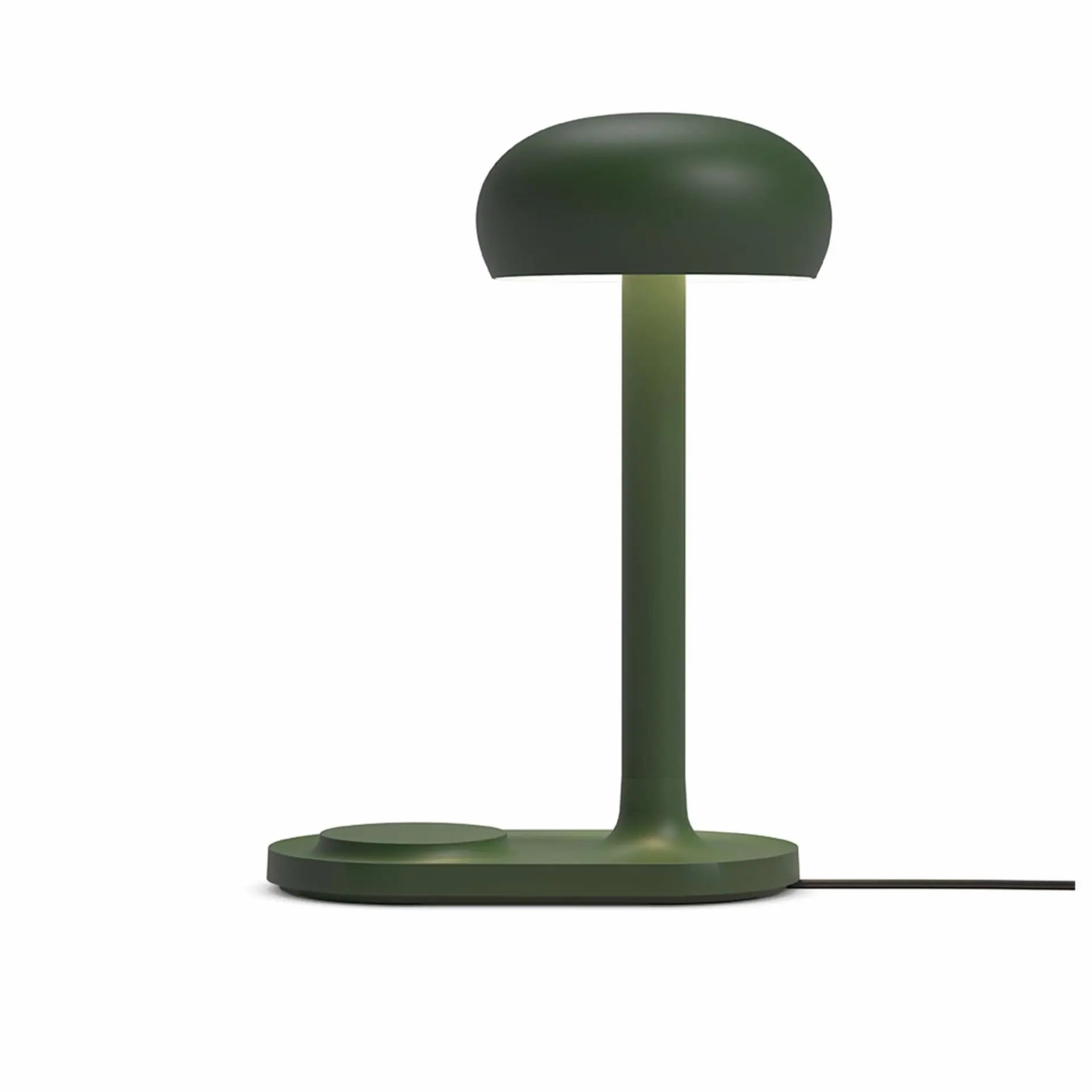 Stolní lampa s bezdrátovou nabíječkou EMENDO zelená