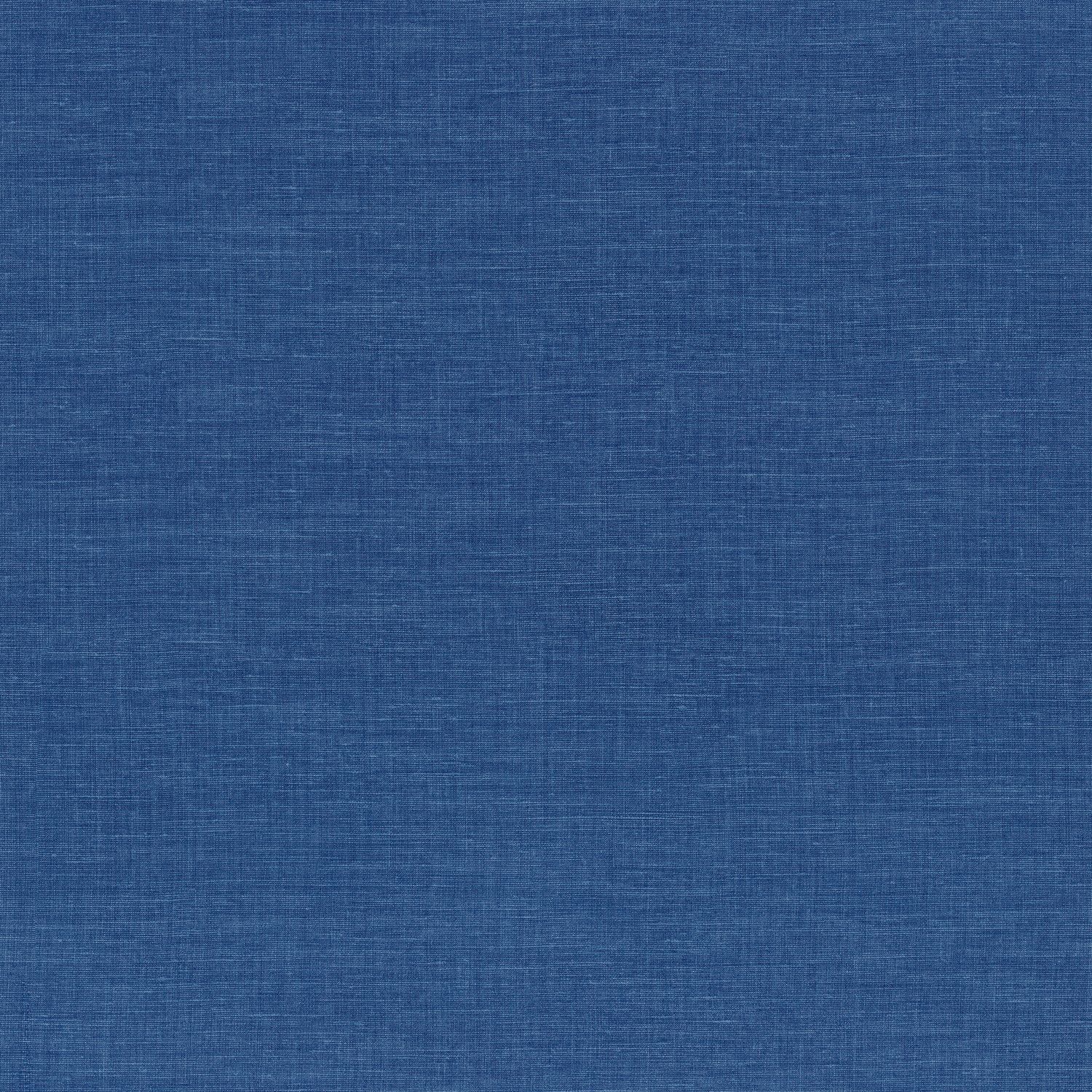 Tapeta se strukturou imitující lněné plátno SHINOK - BLEU ROI modrá