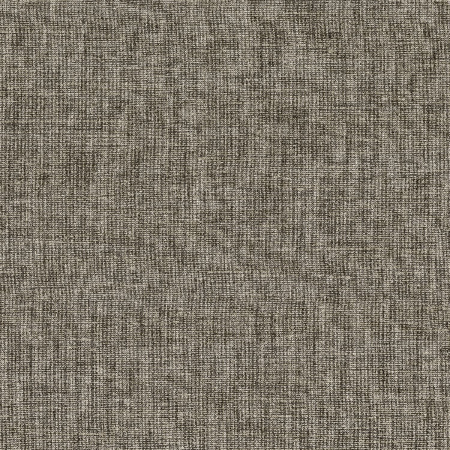 Tapeta se strukturou imitující lněné plátno SHINOK - GRIS TAUPE šedá s taupe