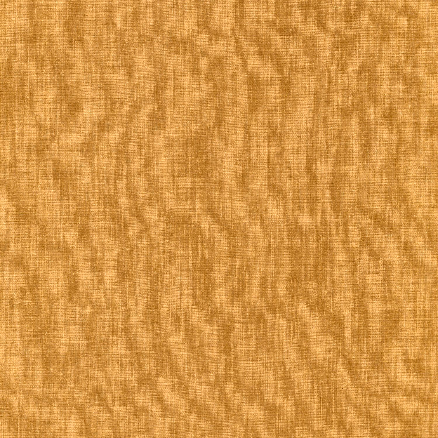 Tapeta se strukturou napodobující lněné plátno SHINOK - OCRE oranžová