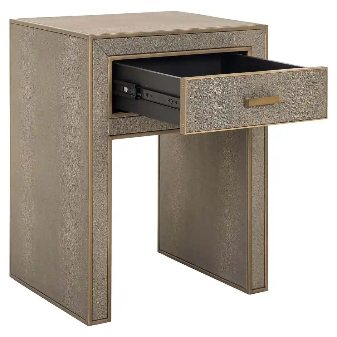 BLOOMVILLE Brown Nightstand