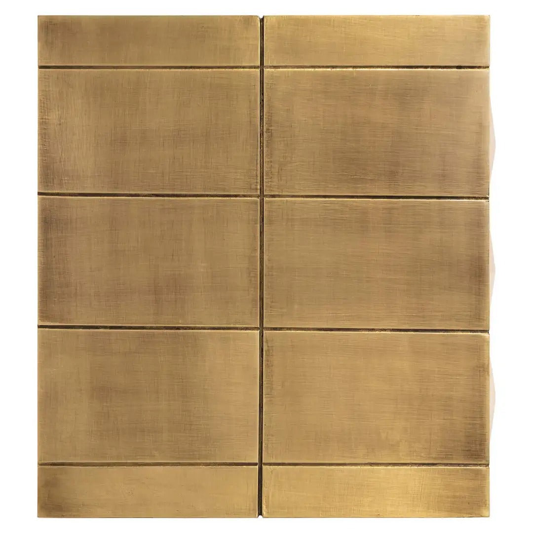 COLLADA gold nightstand