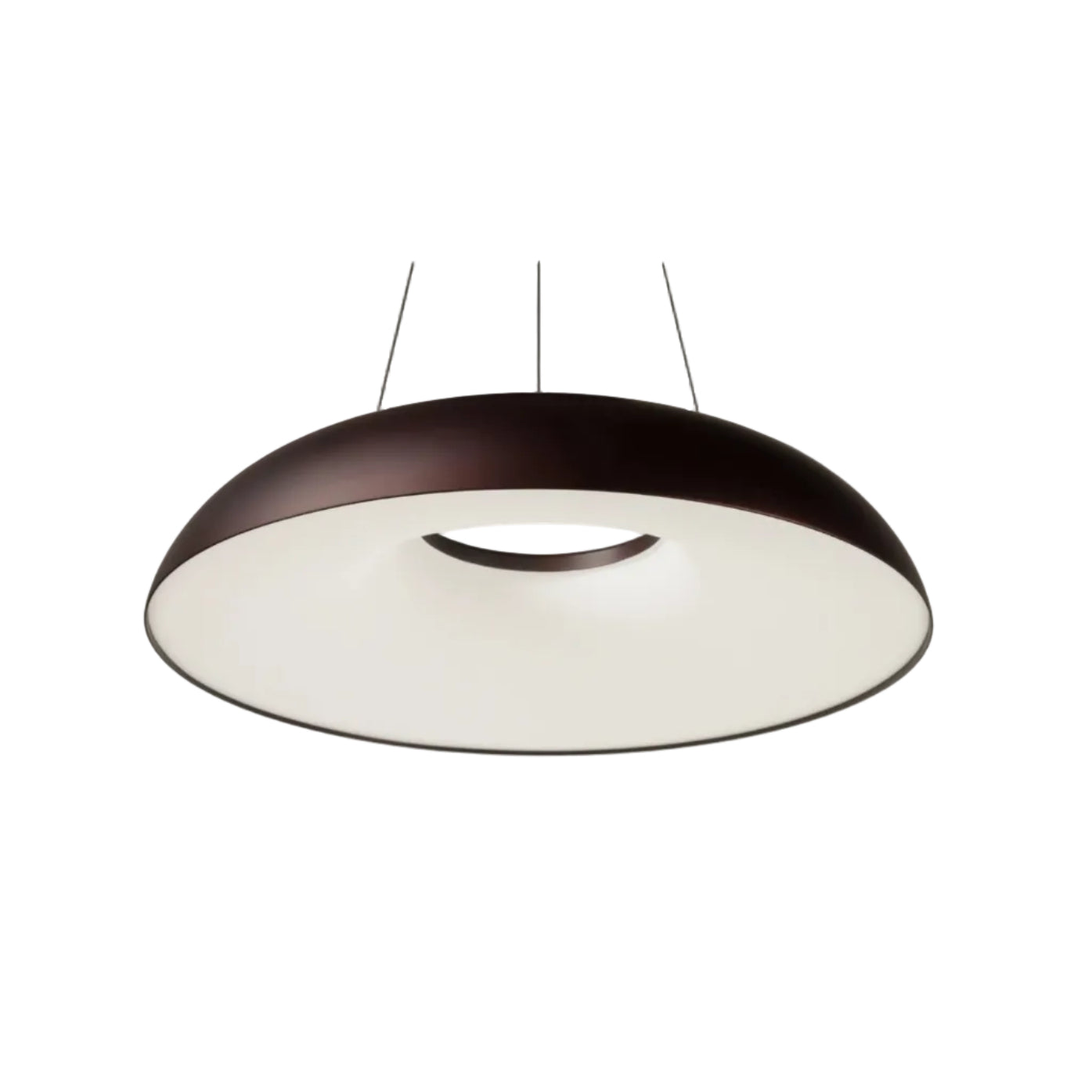 Lampa visící MAGGIOLONE matný hnědý