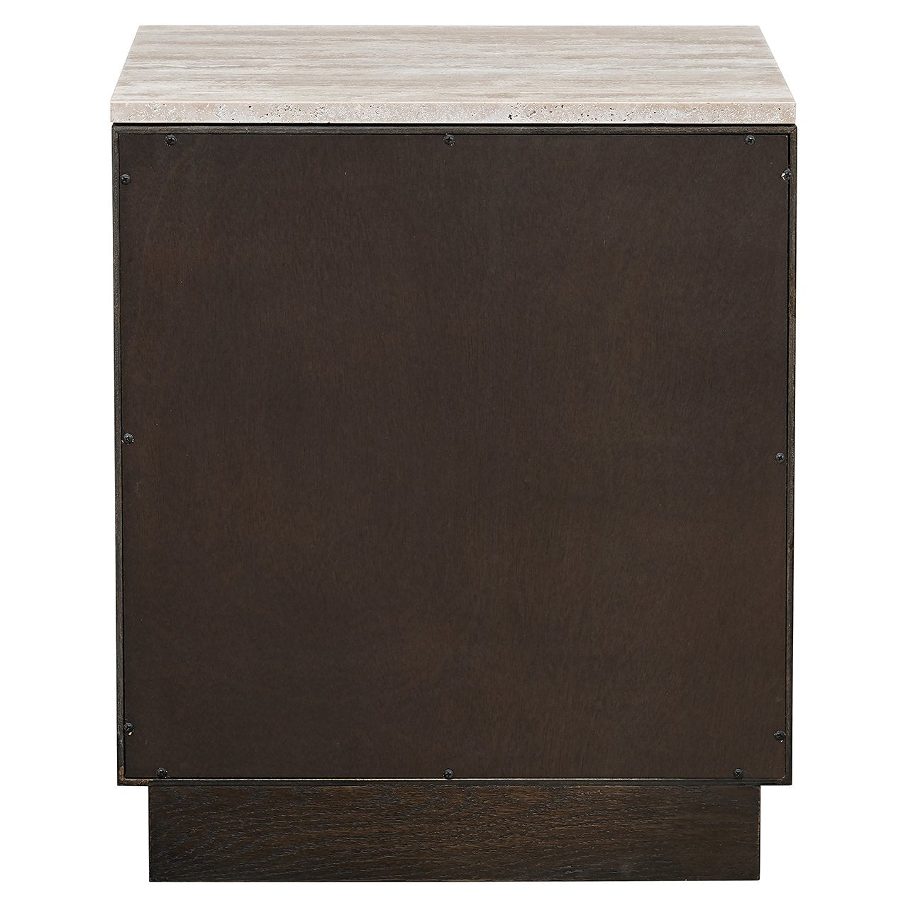 CLAREMONT nightstand brown with beige top