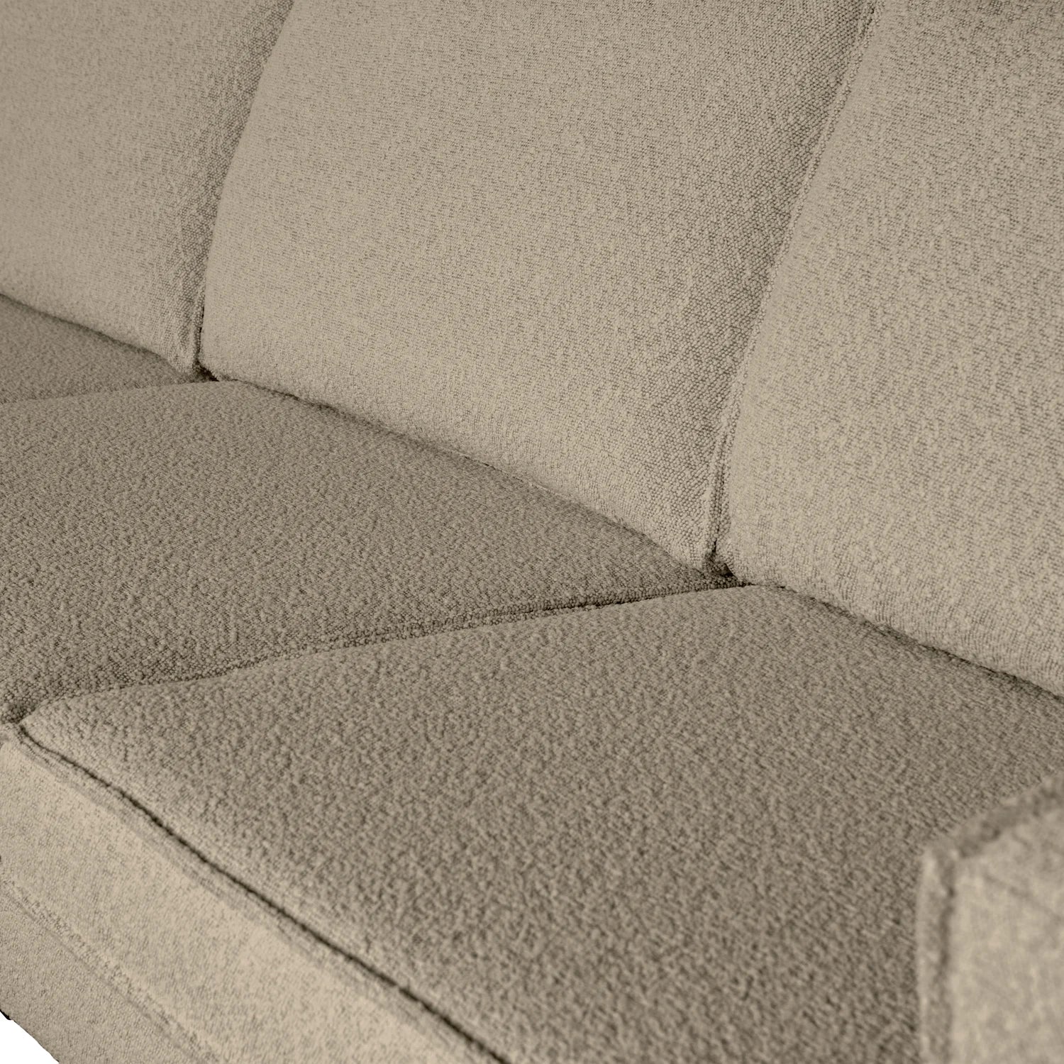 Rodeo beige bouclé 3rd sofa