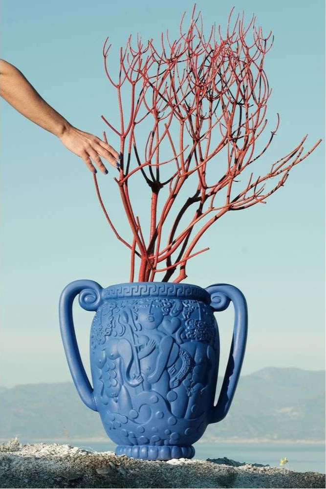 Váza AMPHORA modrá