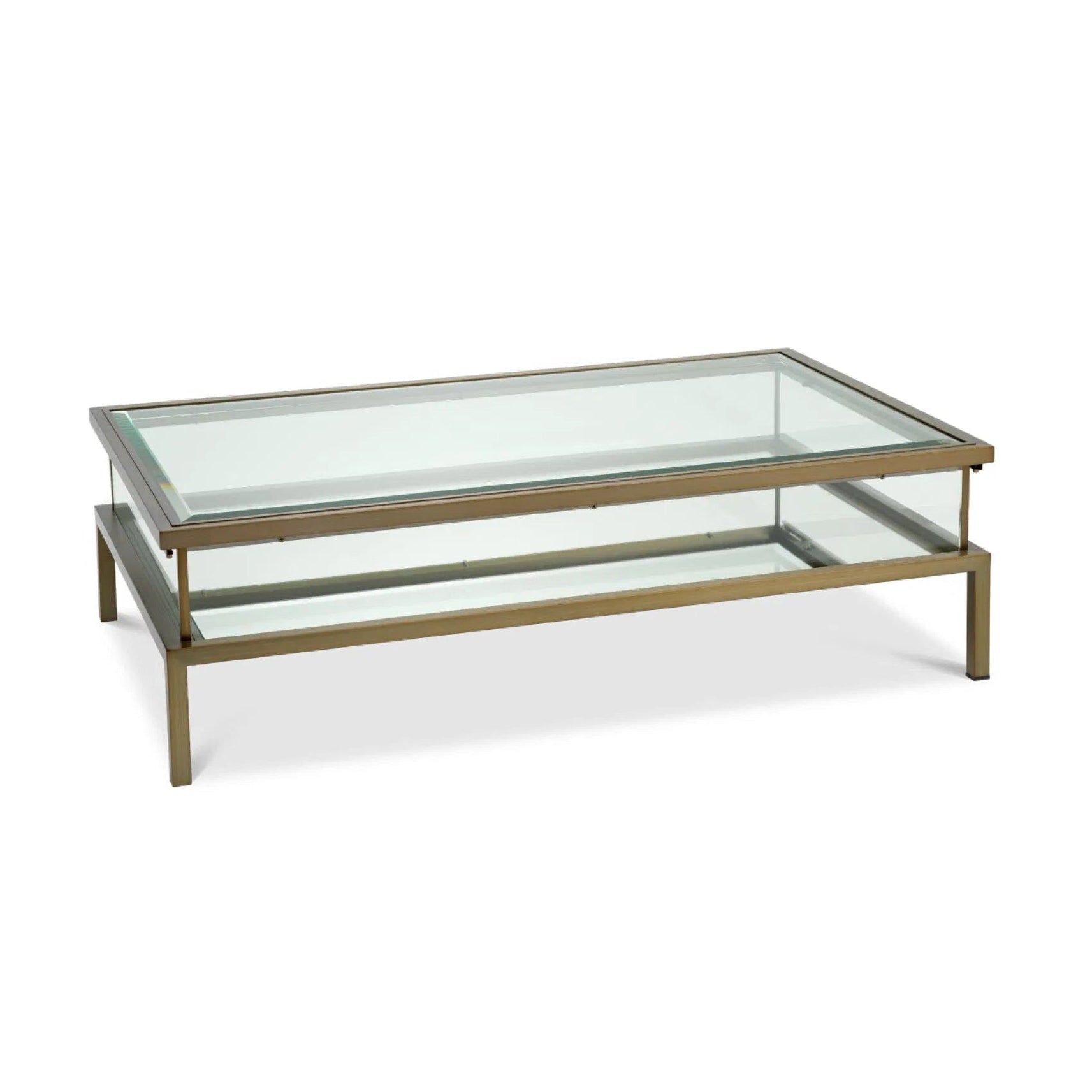 HARVEY coffee table brushed brass