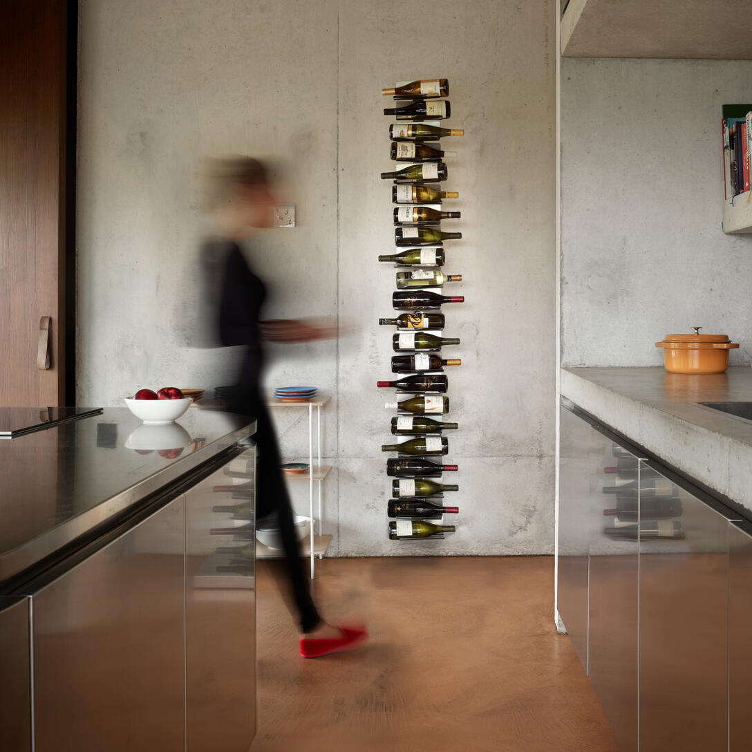 PTOLOMEO VINO Steel Hanging Wine Rack