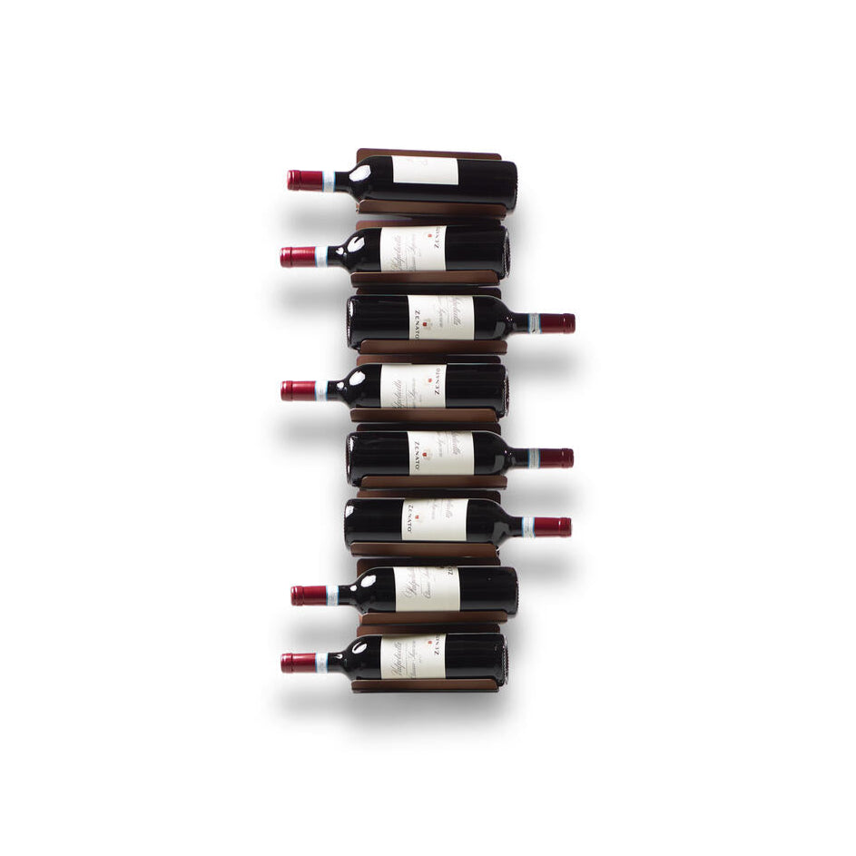 PTOLOMEO VINO brown hanging wine rack