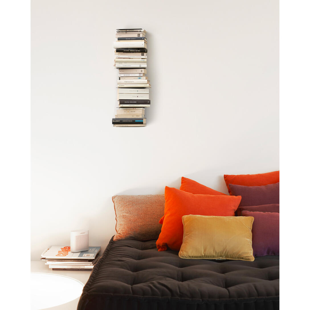 PTOLOMEO WALL Black Hanging Shelf
