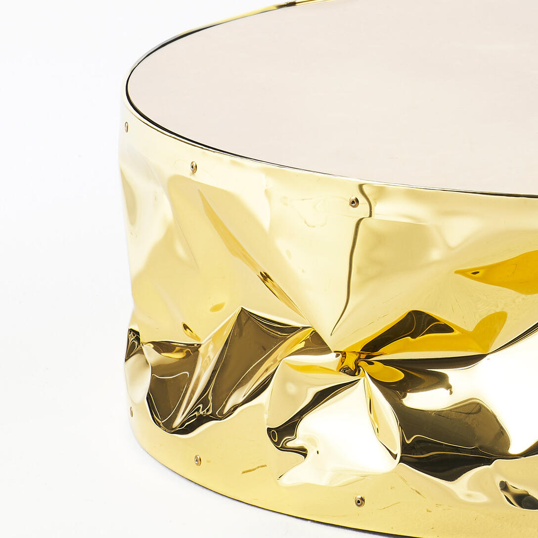 Zlatý konferenční stolek TAB.ULONE