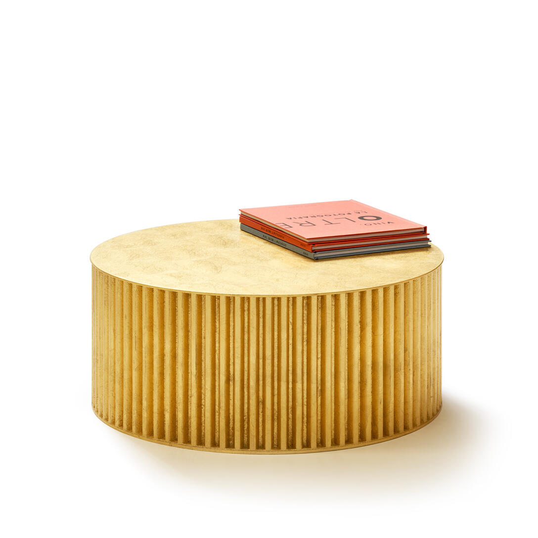 Konferenční stolek HERCLINO zlatý