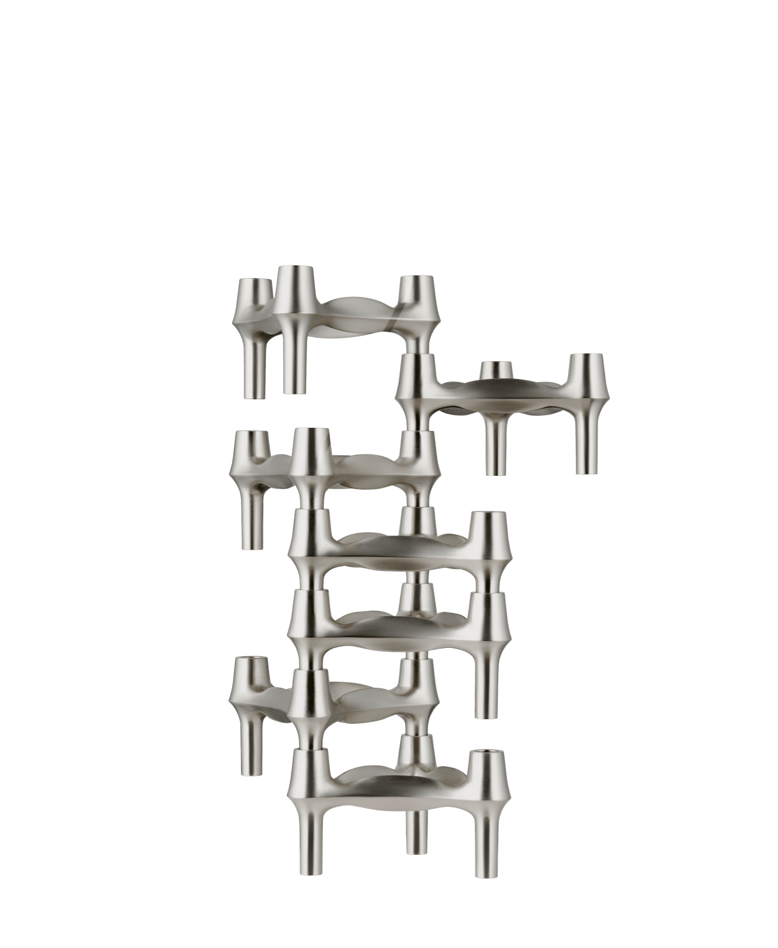 Svícen BMF kartáčovaný chrom