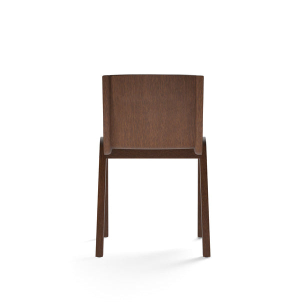 Krzesło READY ciemne drewno dębowe – styl minimalistyczny