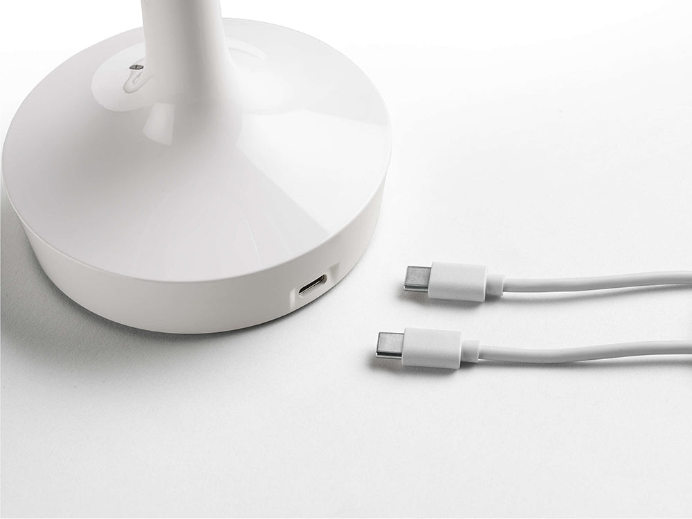 Portable Lamp BON JOUR UNPLUGGED copper with transparent shade