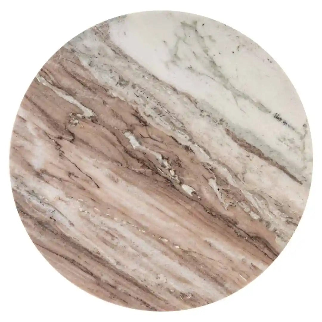 Boční stolek BARLEY antická zlatá