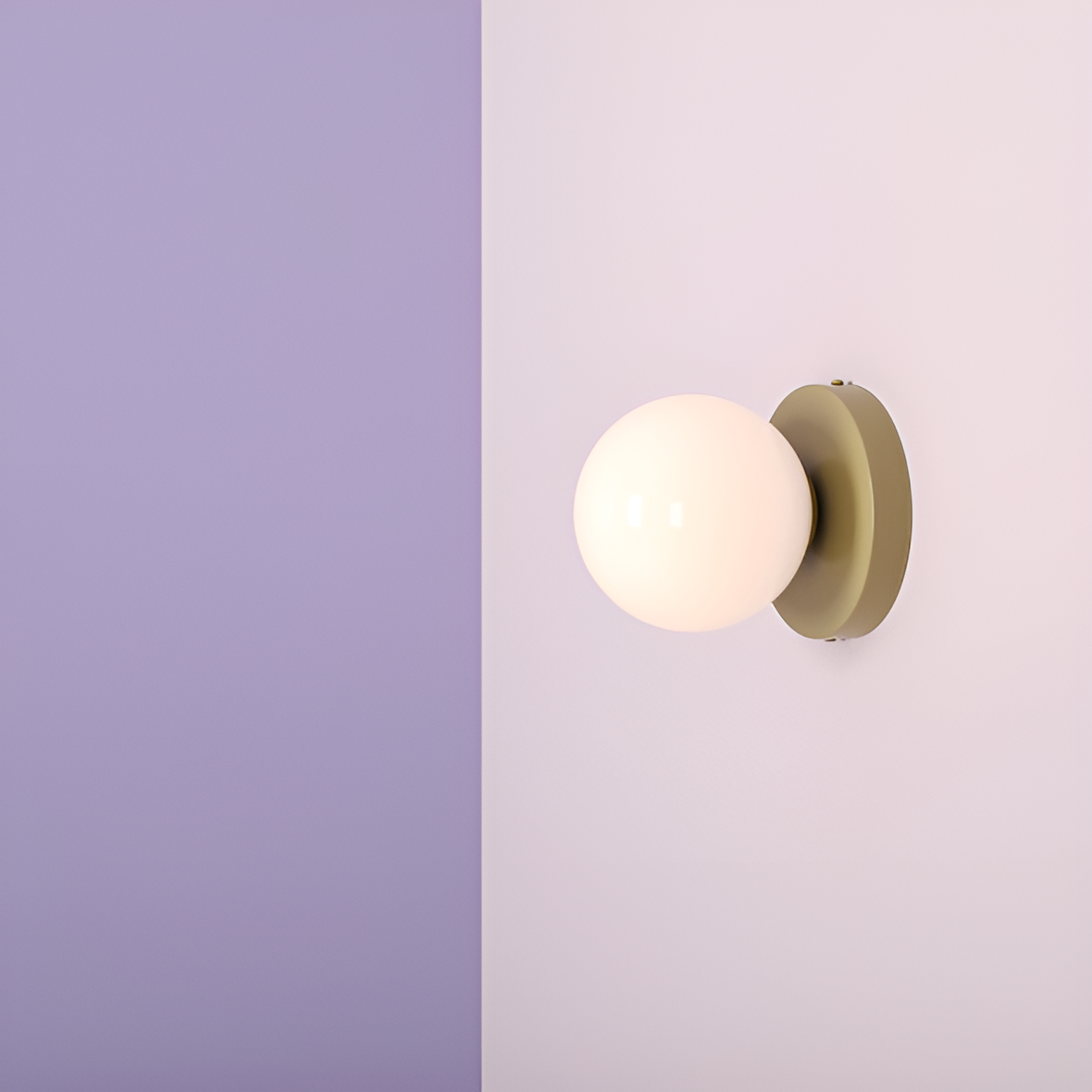 Nástěnné svítidlo BALL DUO pistáciové