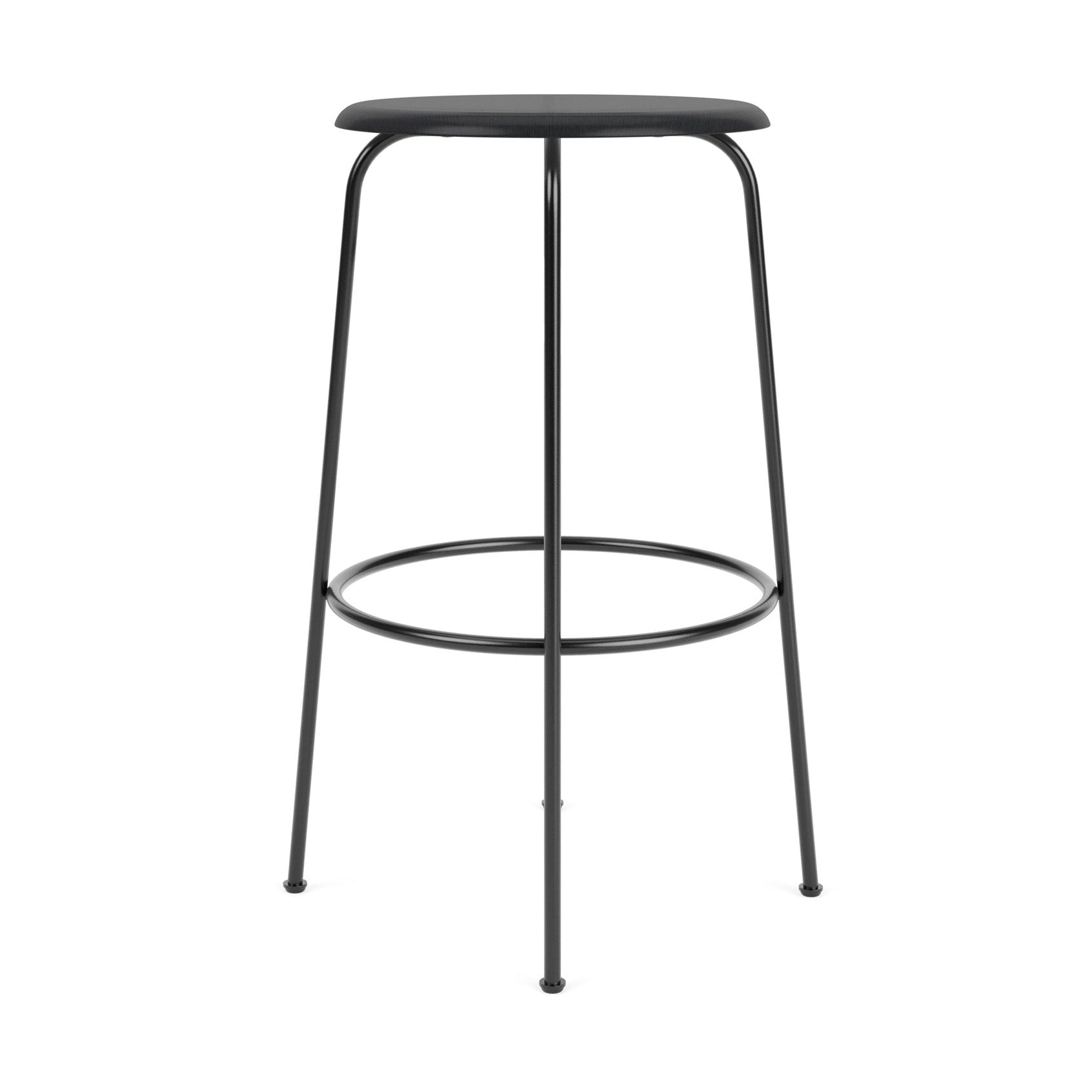 AFTEROOM bar stool black ash veneer with steel base