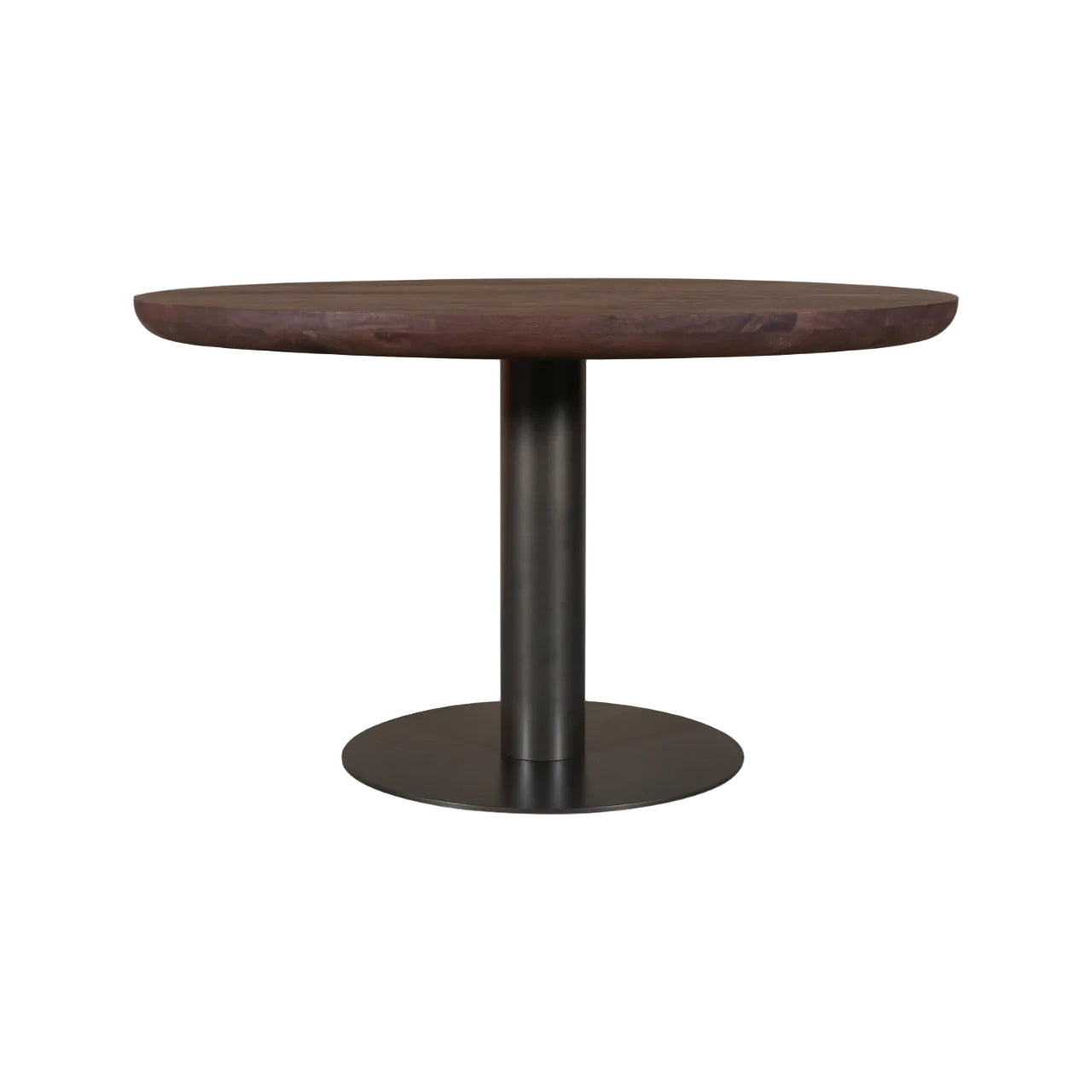 Round Table BALDWIN Mango Wood with Black Base