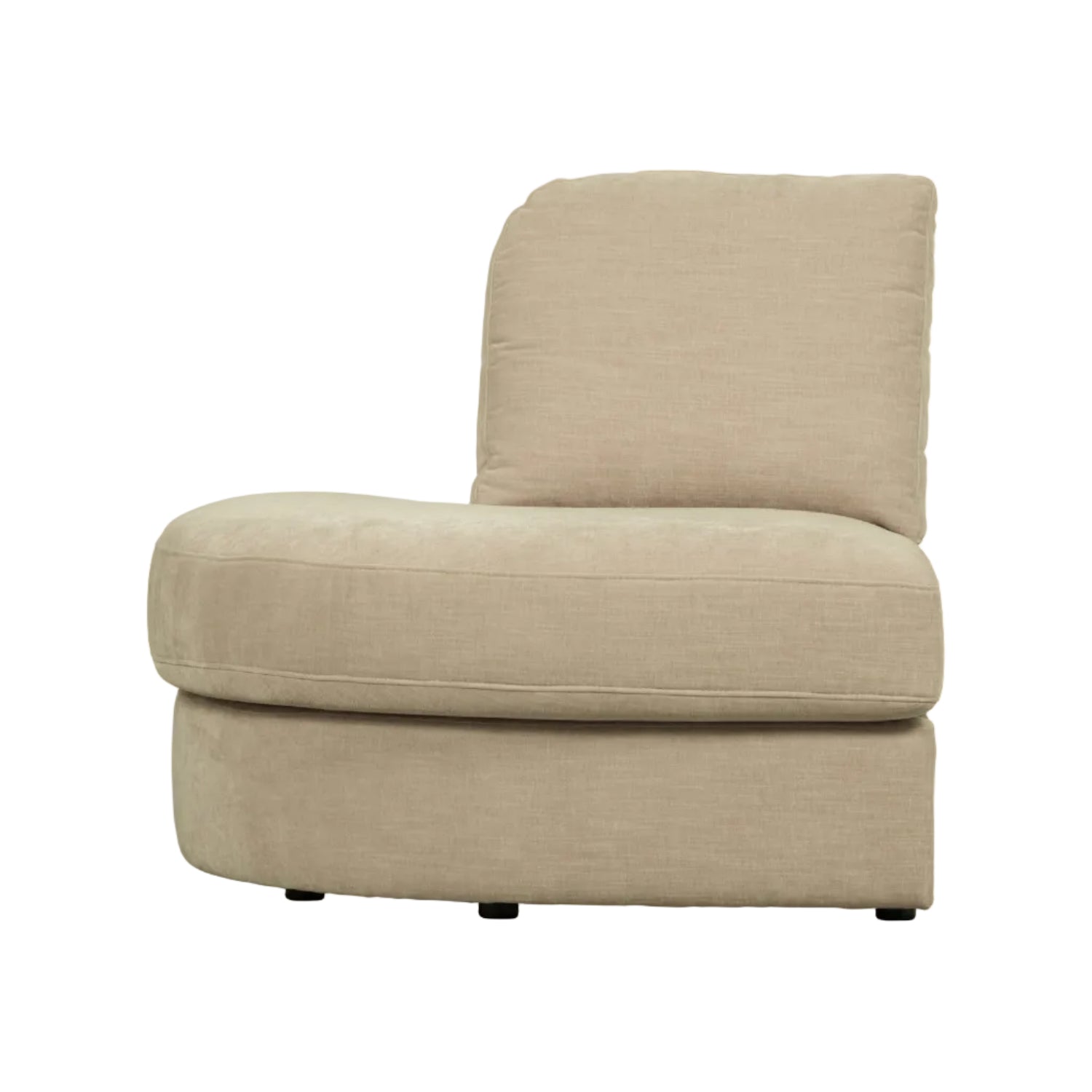 Sofa FAMILY - open left-side module in sand