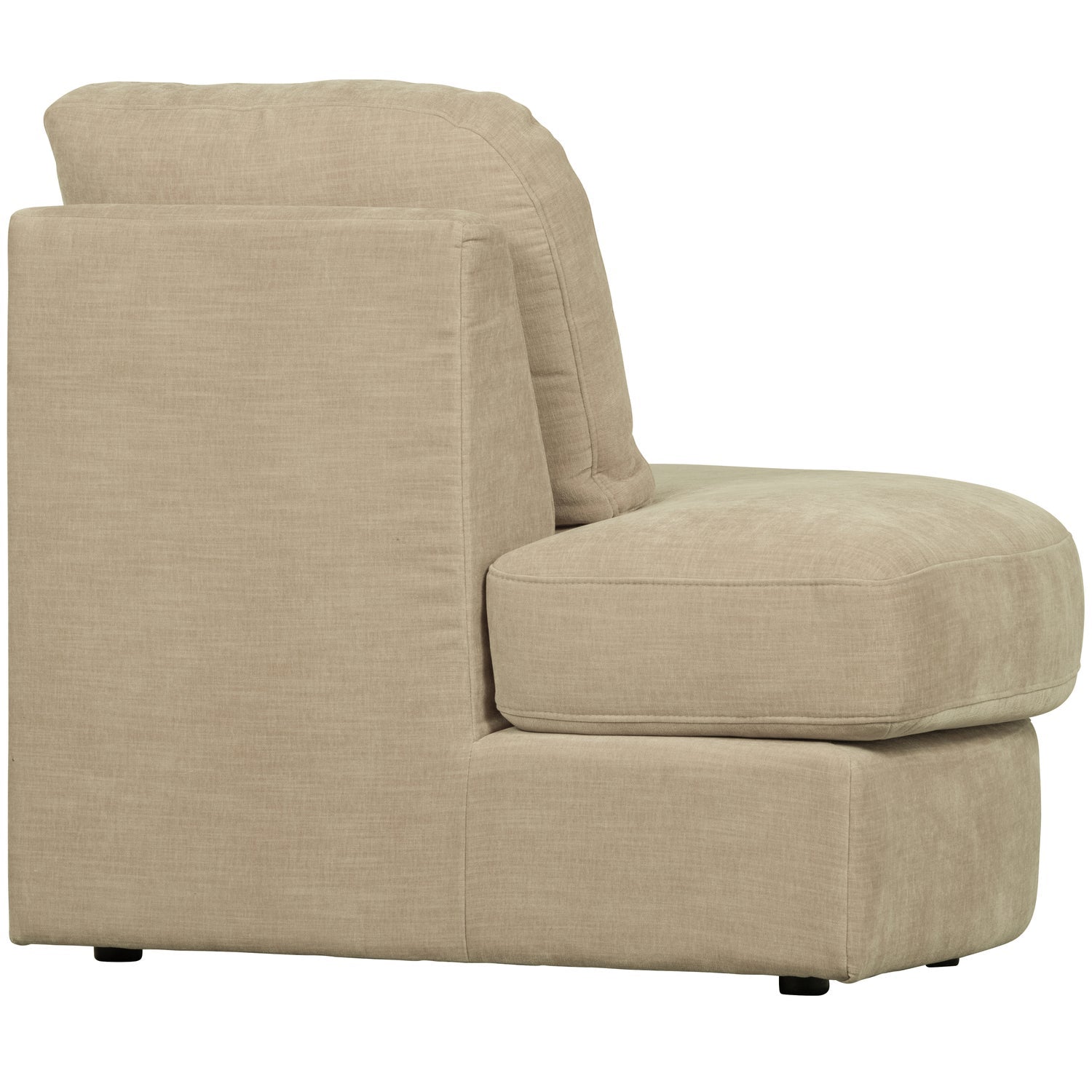 Sofa FAMILY - open left-side module in sand