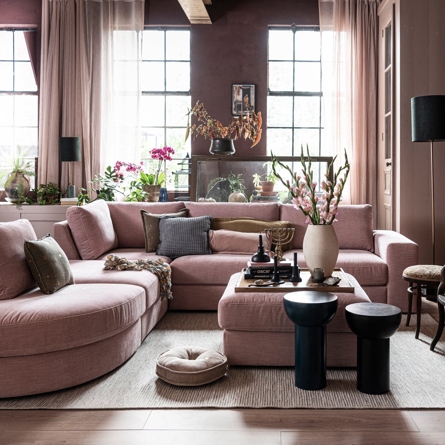 Sofa FAMILY - left-side end module green