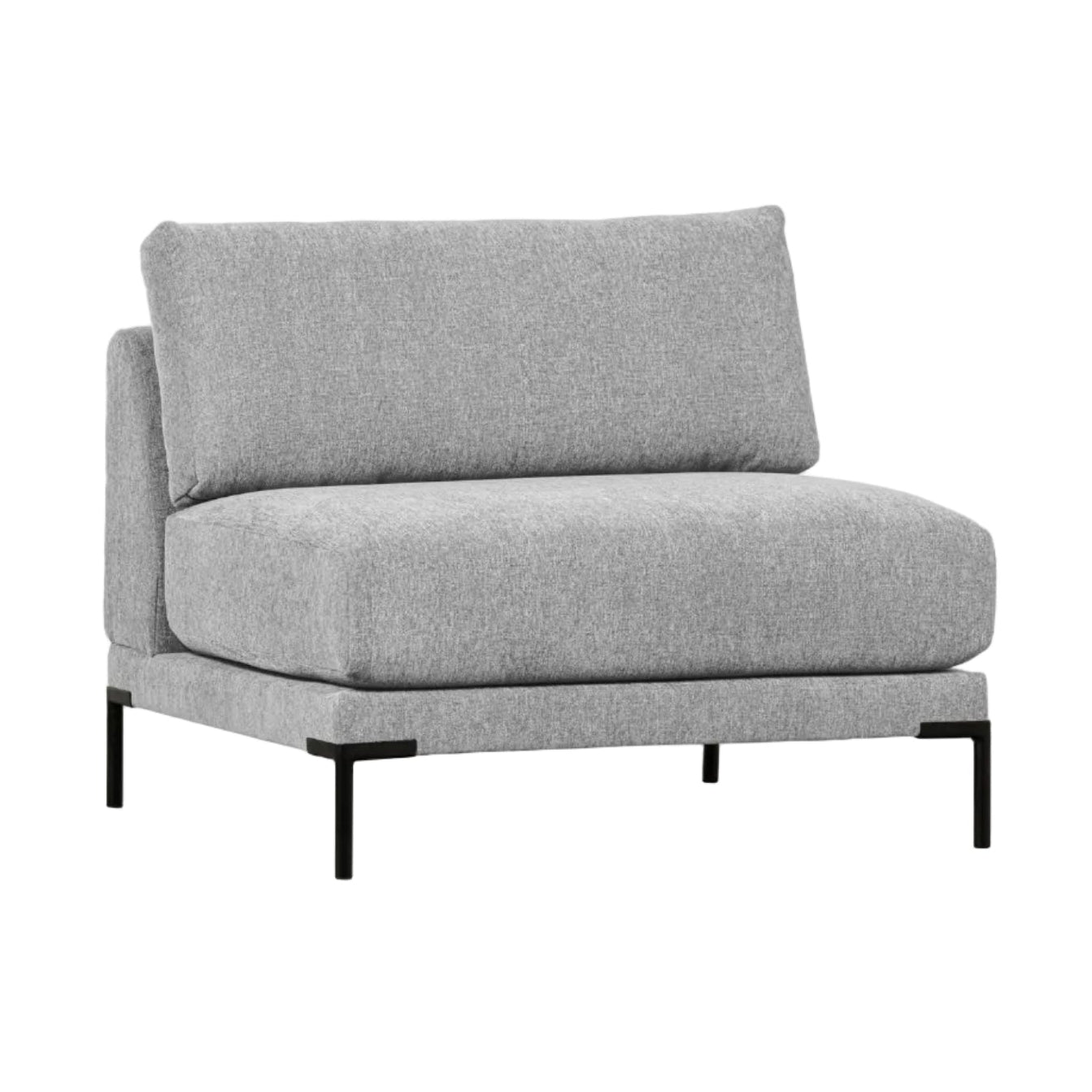 Křeslo / modul COUPLE světle šedé