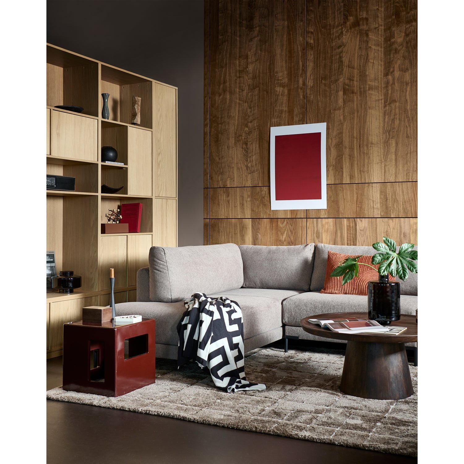 Křeslo / modul COUPLE světle šedé