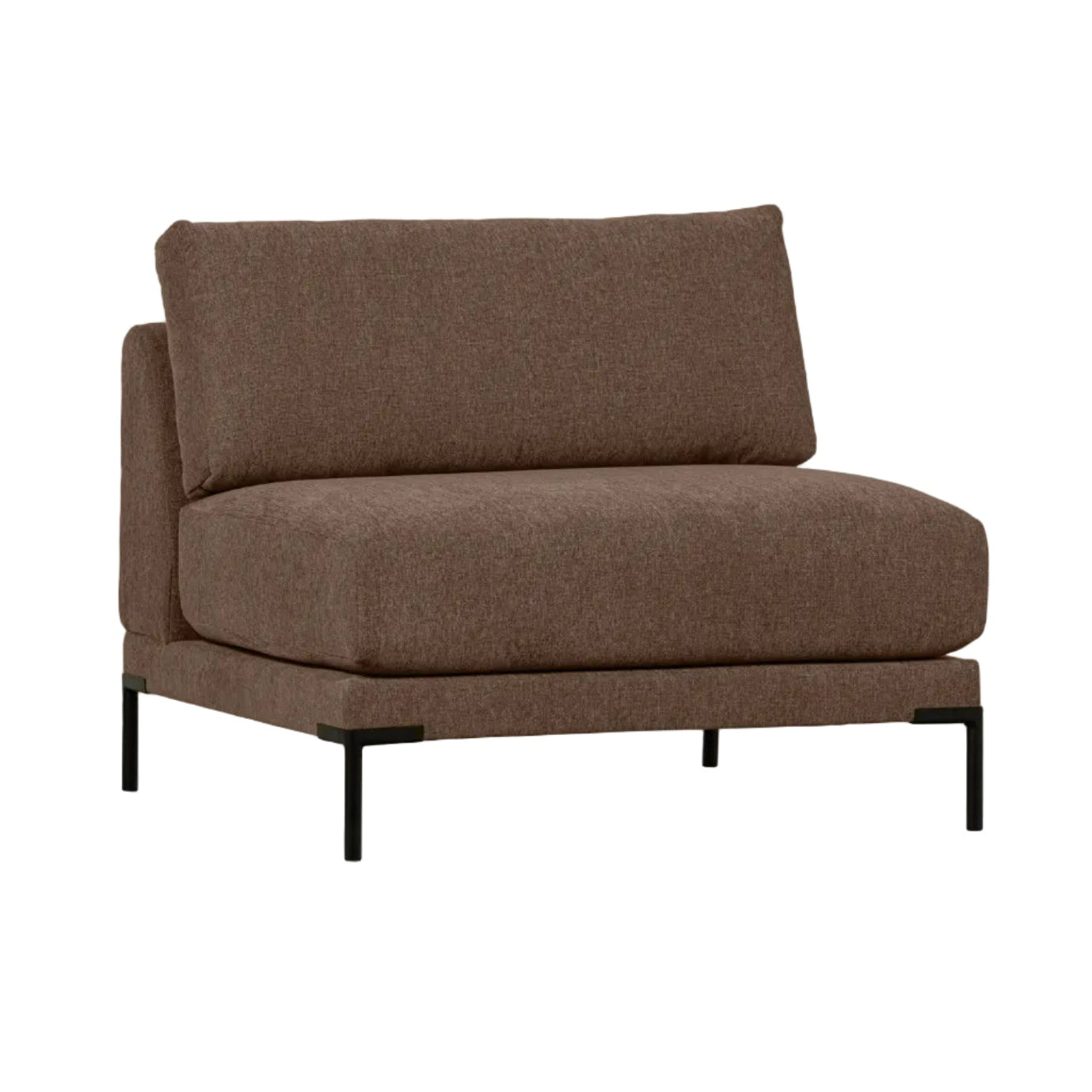 Chair / module COUPLE chocolate