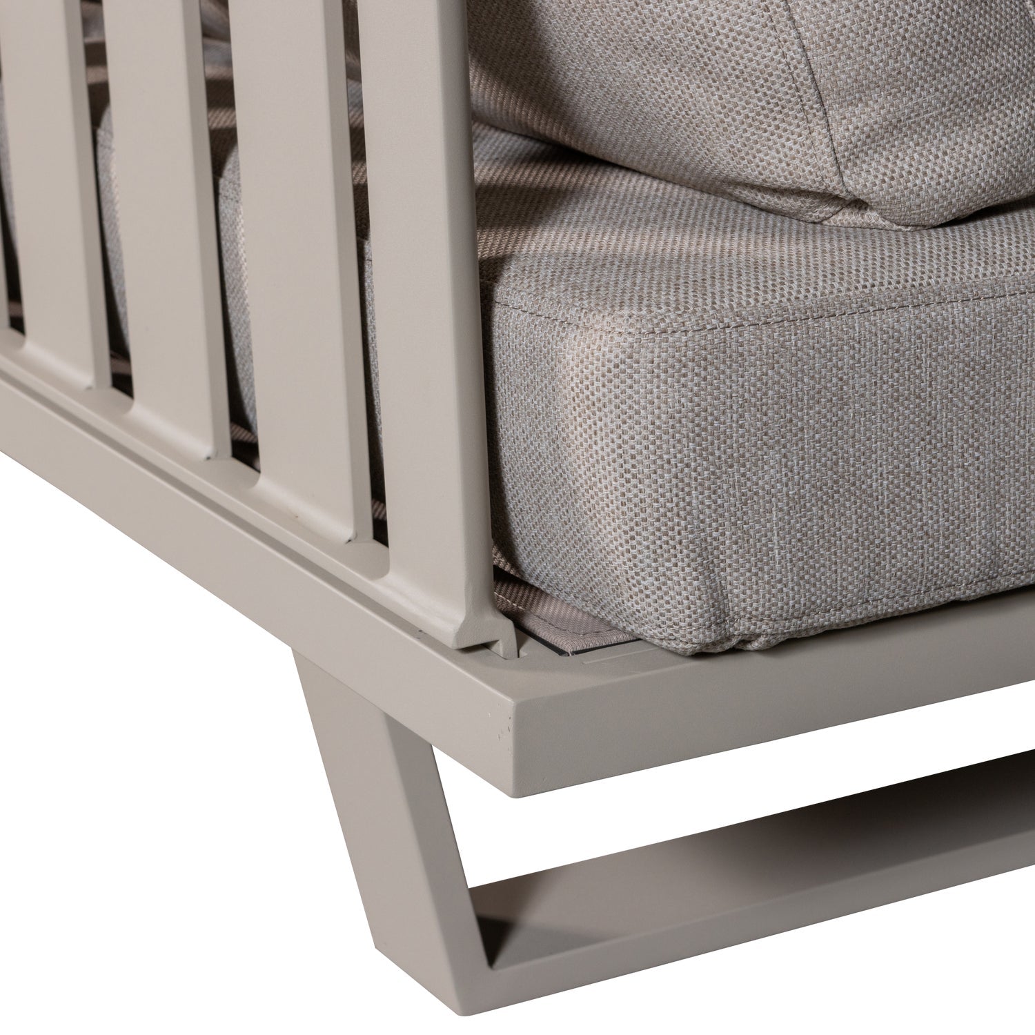 3-Seater Garden Sofa BEAR Sand Grey