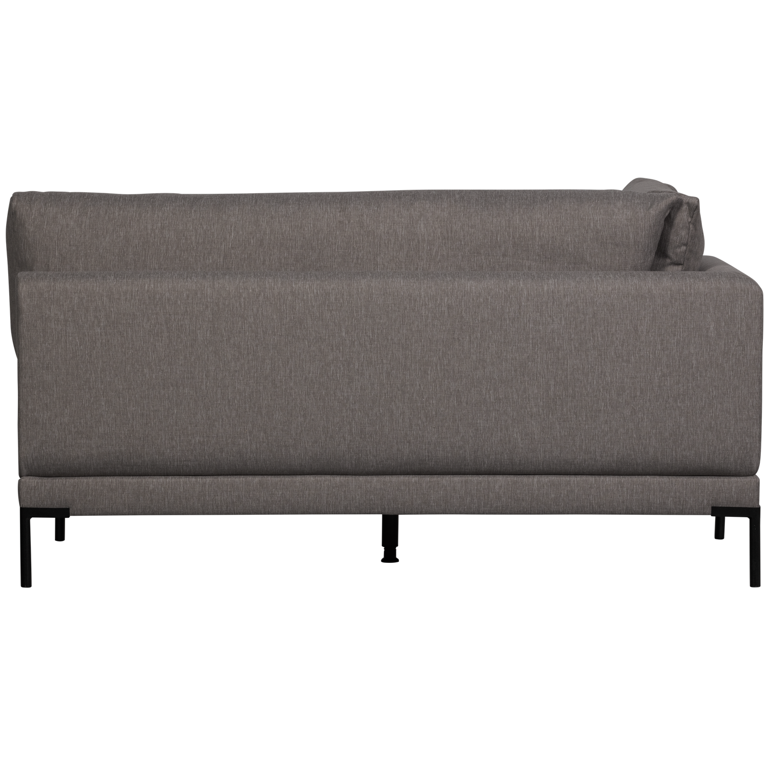 Right-facing chaise longue COUPLE DINING BENCH gray